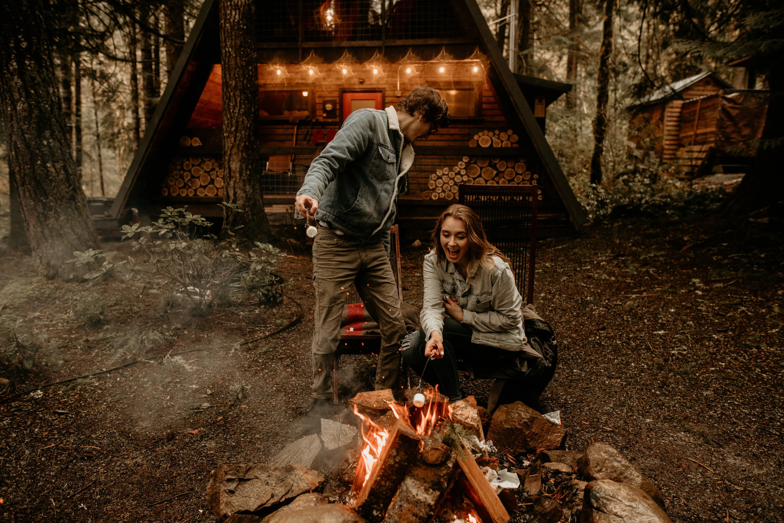 Mt rainier a-frame, mt rainier national park, backwood cabin, little owl cabin, Seattle elopement photographer - pnw elopement photographer - tacoma elopement photographer - Seattle wedding photographer - tacoma wedding photographer - pnw wedding p…