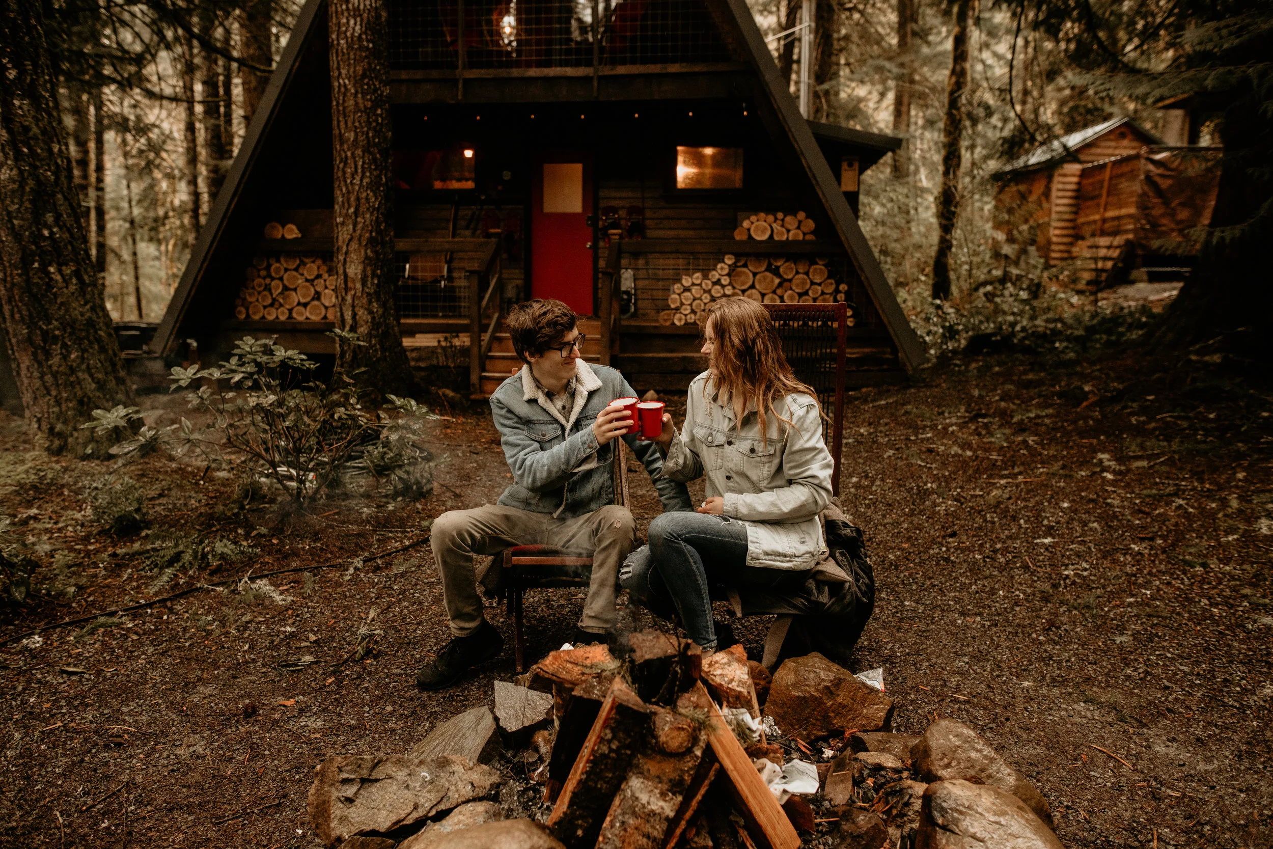 Mt rainier a-frame, mt rainier national park, backwood cabin, little owl cabin, Seattle elopement photographer - pnw elopement photographer - tacoma elopement photographer - Seattle wedding photographer - tacoma wedding photographer - pnw wedding p…