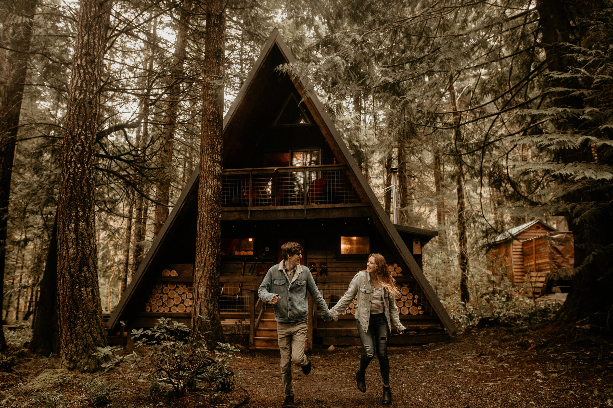 Mt rainier a-frame, mt rainier national park, backwood cabin, little owl cabin, Seattle elopement photographer - pnw elopement photographer - tacoma elopement photographer - Seattle wedding photographer - tacoma wedding photographer - pnw wedding p…