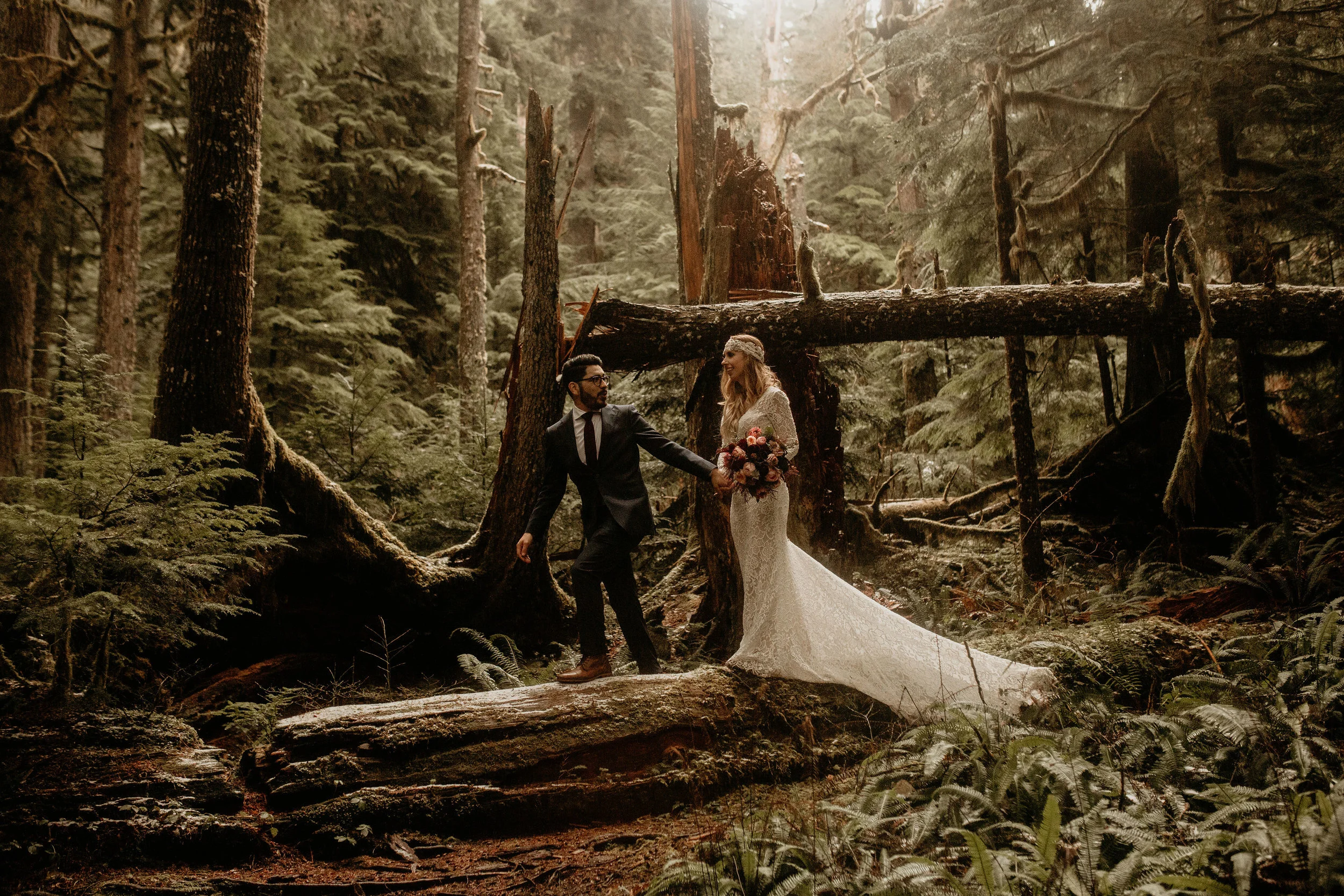 Forest, cute bridge, gorgeous moody vibes! No hike to the bridge, small hike to the forest!