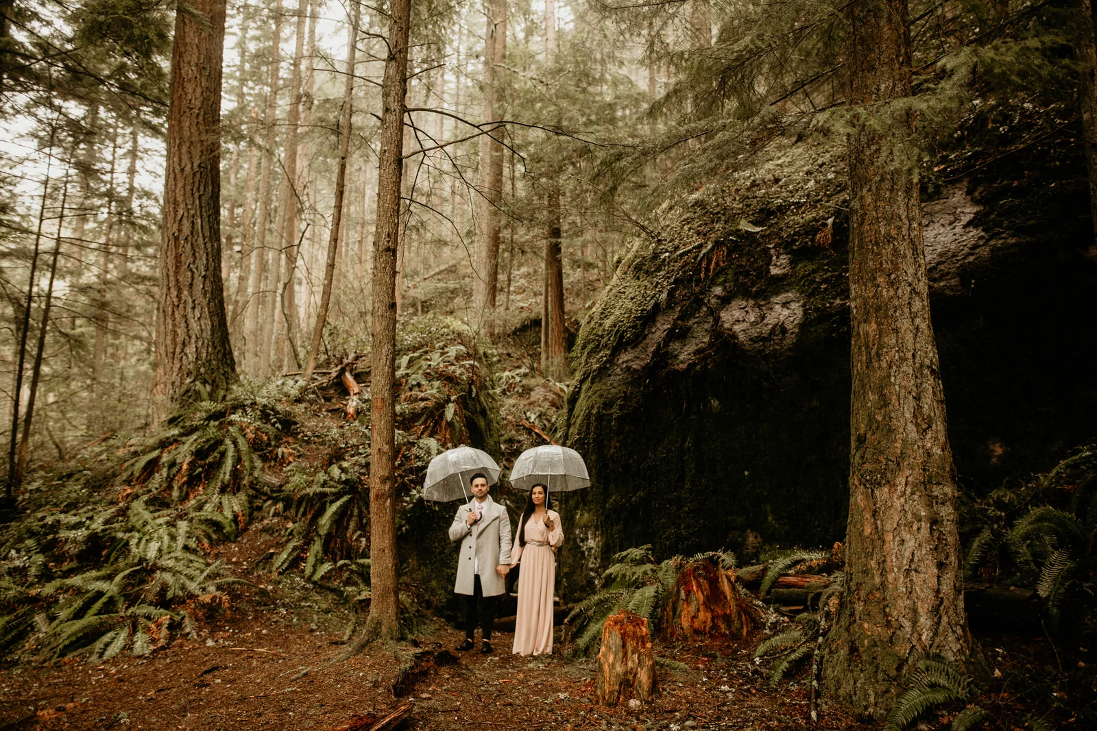 Snoqualmie Pass Engagement Photos 