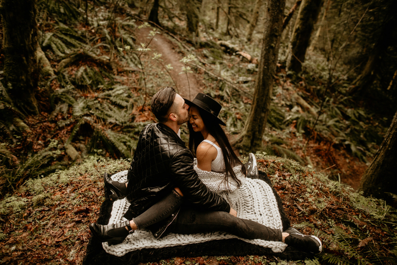 Tiger Mountain Engagement Photography 