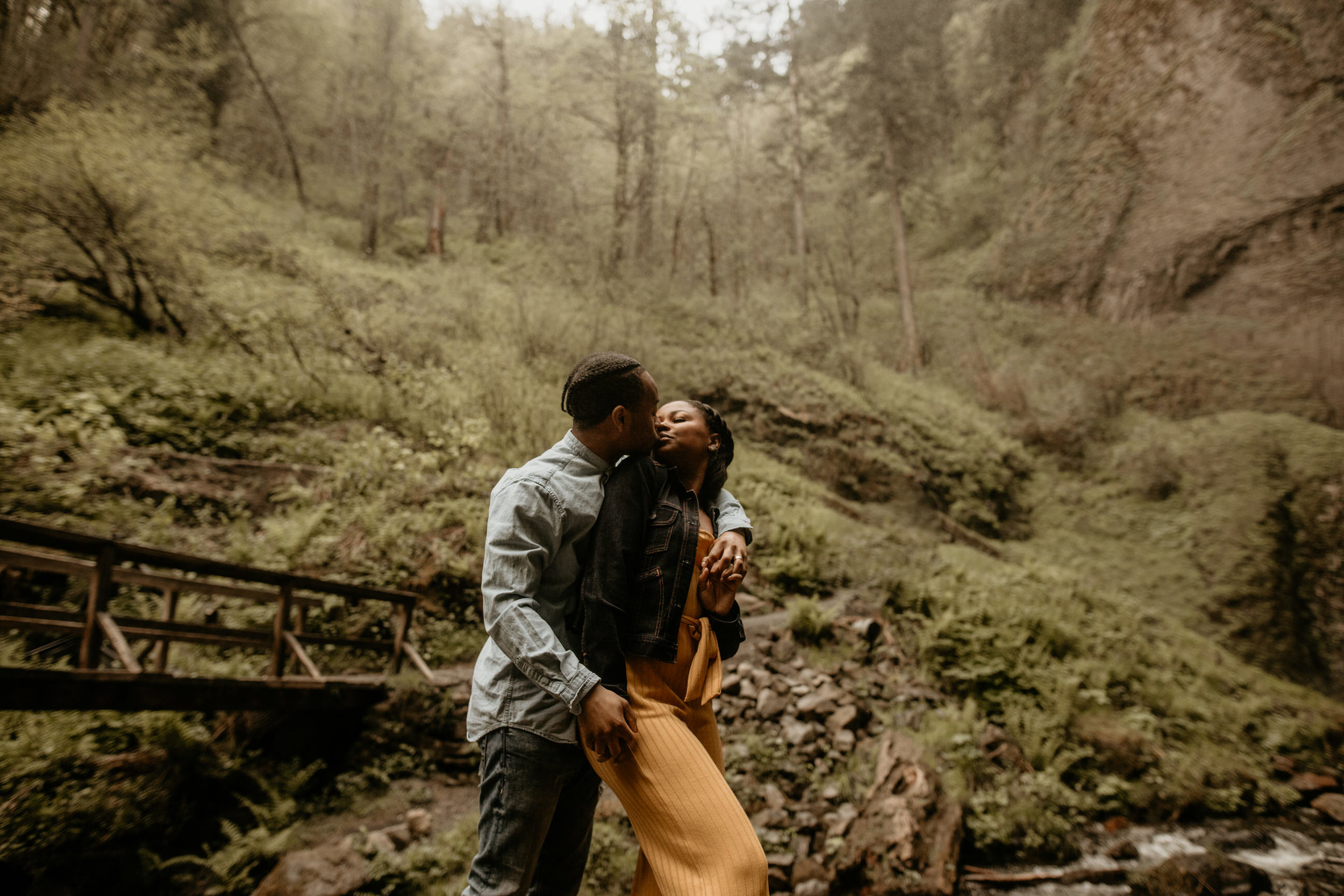 Latourell falls engagement photos - Columbia river gorge engagement photos - latourell falls - Portland engagement photos -Portland elopement photographer - pnw elopement photographer -Oregon elopement photographer - Seattle wedding photographer - P…