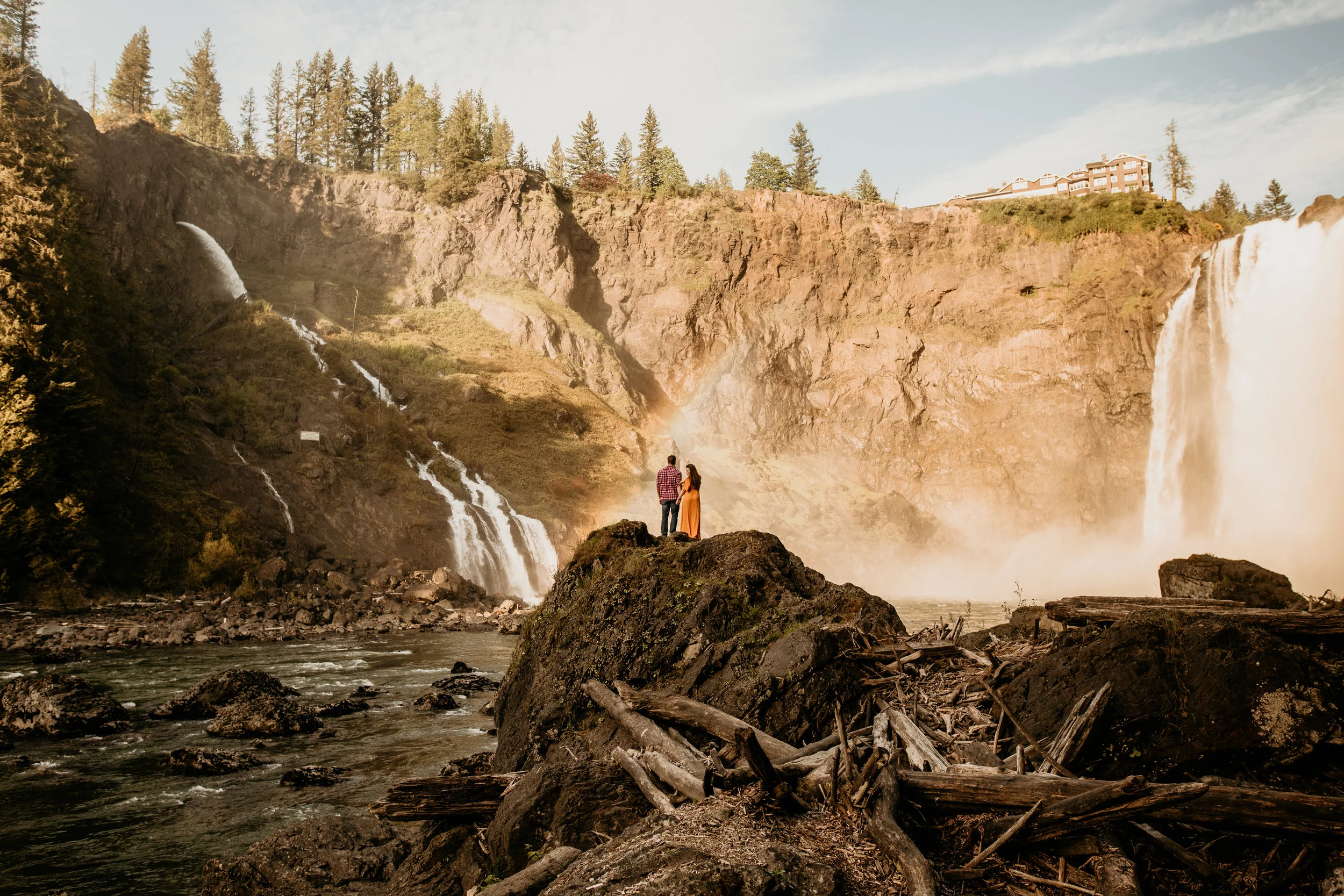 Snoqualmie falls engagement photos - snoqualmie pass engagement photos - snoqualmie falls - Issaquah engagement photos - Seattle elopement photographer - pnw elopement photographer - tacoma elopement photographer - Seattle wedding photographer - ta…