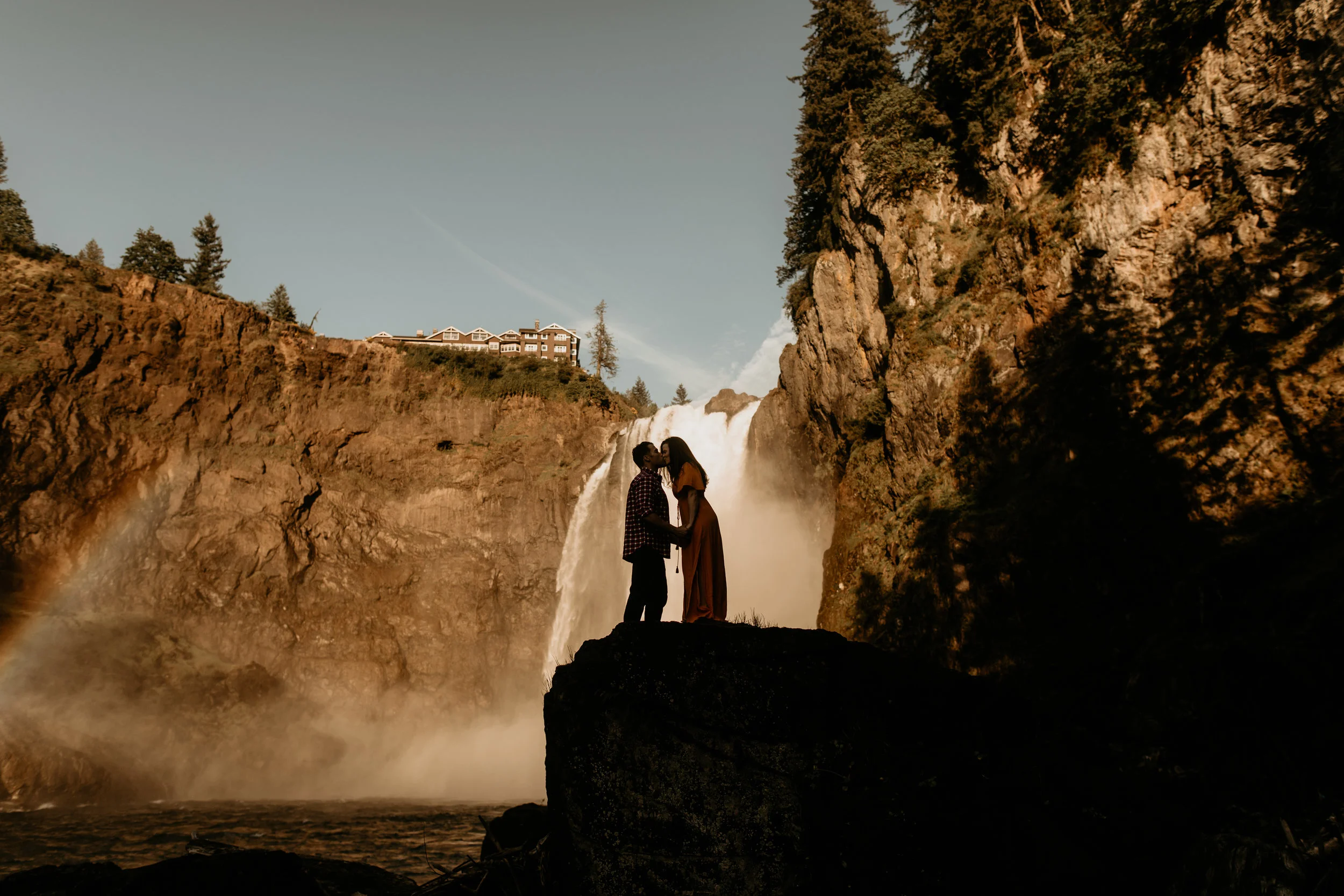 Snoqualmie falls engagement photos - snoqualmie pass engagement photos - snoqualmie falls - Issaquah engagement photos - Seattle elopement photographer - pnw elopement photographer - tacoma elopement photographer - Seattle wedding photographer - ta…