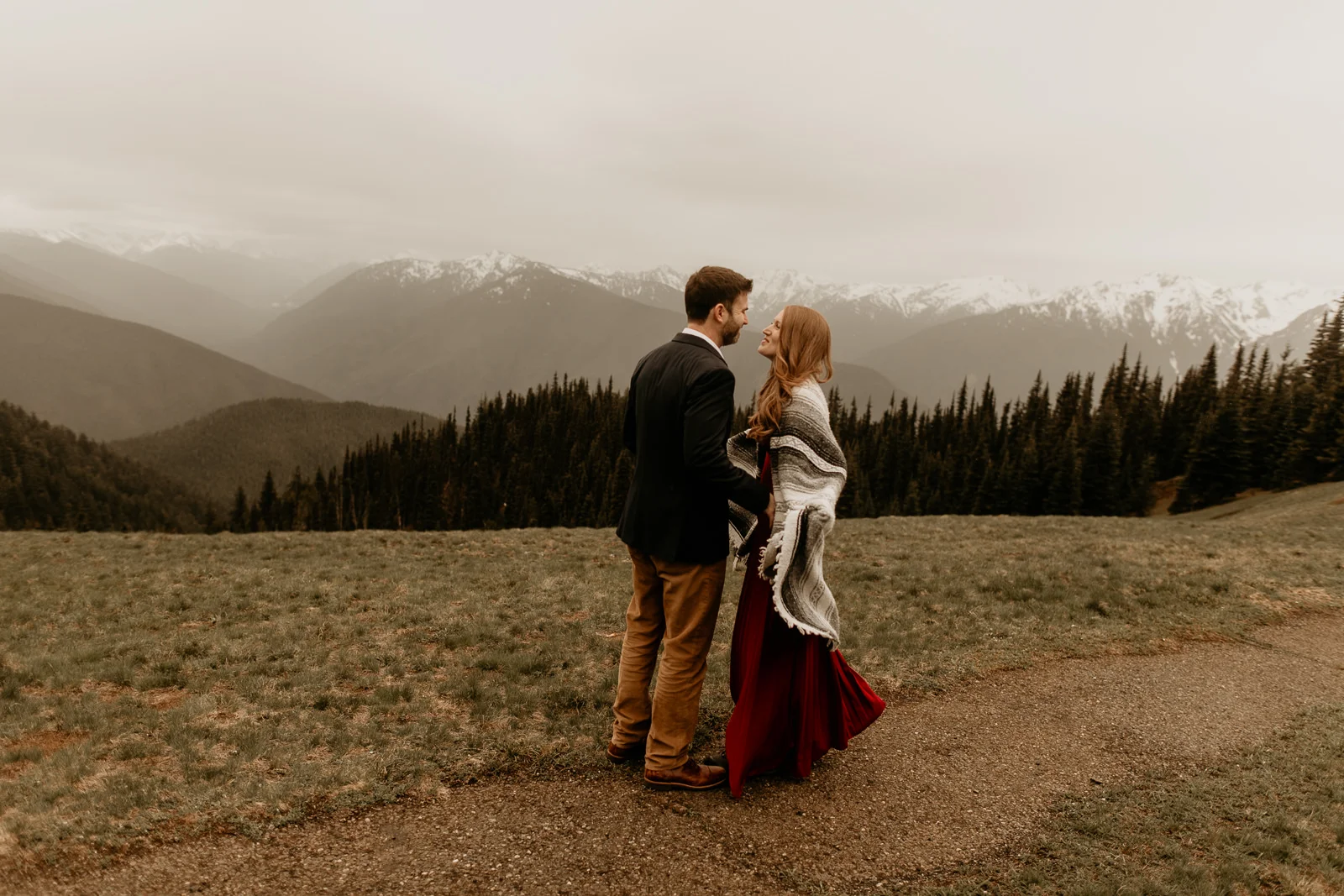 Hurricane Ridge engagement photos - Olympic national park engagement photos - hurricane ridge- Port Angeles engagement photos - Hurricane ridge elopement photographer - pnw elopement photographer - Oregon elopement photographer - Port Angeles wedding photographer - Forks wedding photographer - pnw wedding photographer - olympic national park - hire wedding photographers in seattle - adventure wedding photographer - wedding photographer under $2000 - tacoma wedding photographers - elopement wedding photographer - elopement photographer