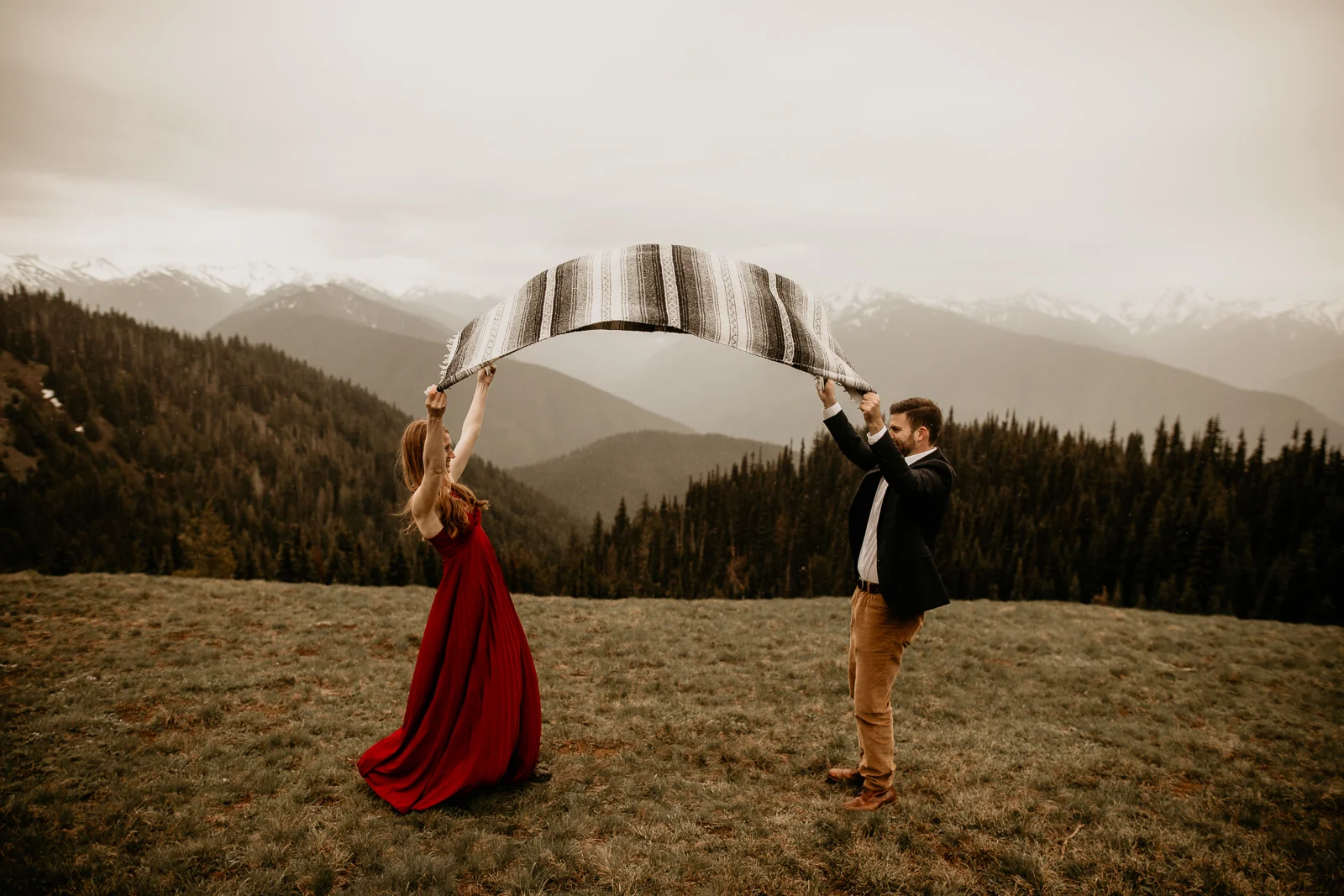 Hurricane Ridge engagement photos - Olympic national park engagement photos - hurricane ridge- Port Angeles engagement photos - Hurricane ridge elopement photographer - pnw elopement photographer - Oregon elopement photographer - Port Angeles weddin…