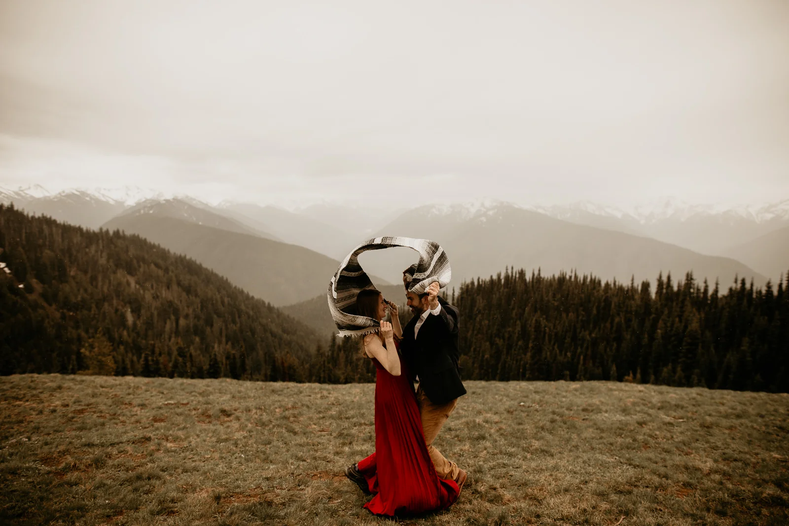 Hurricane Ridge engagement photos - Olympic national park engagement photos - hurricane ridge- Port Angeles engagement photos - Hurricane ridge elopement photographer - pnw elopement photographer - Oregon elopement photographer - Port Angeles weddin…
