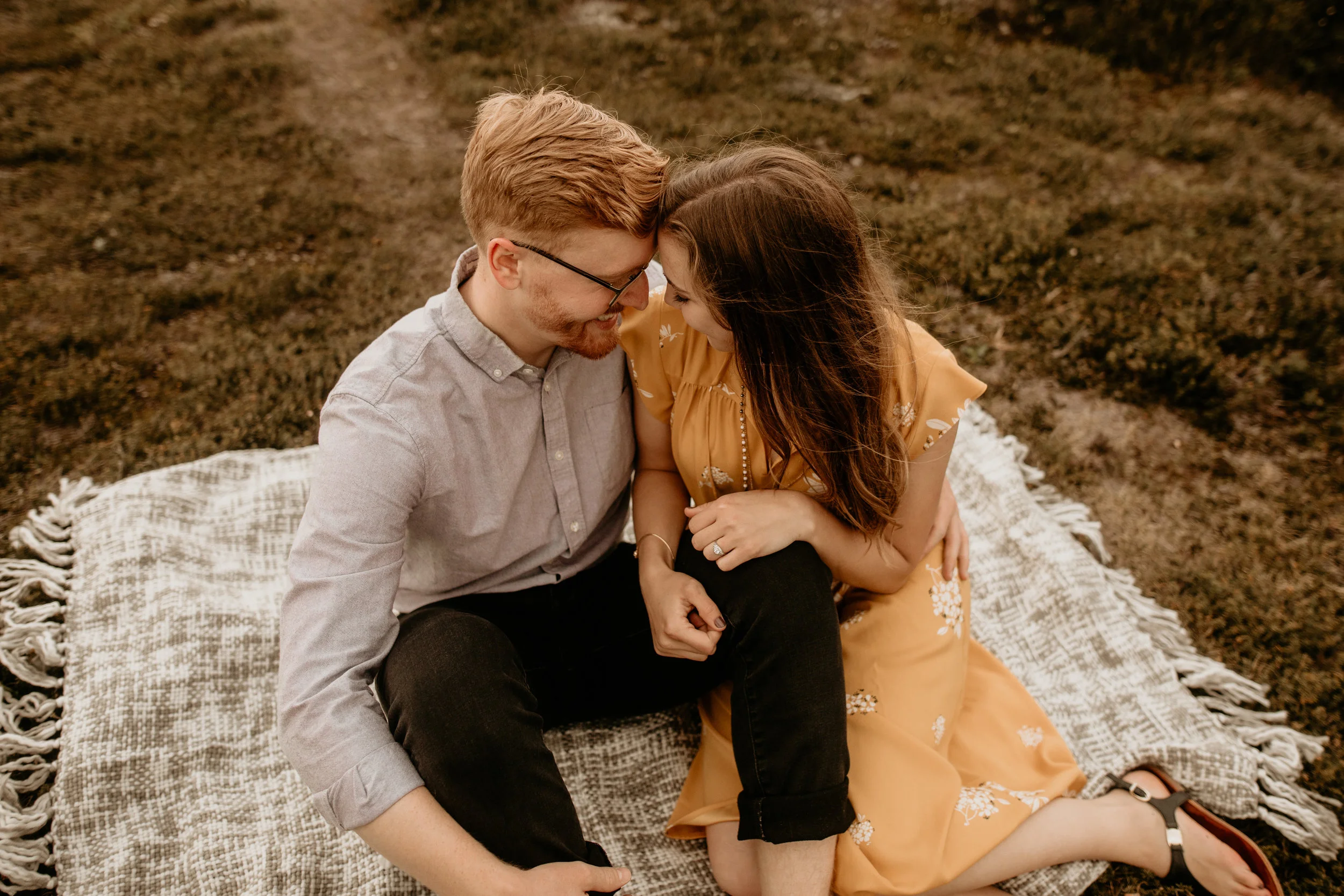 North cascades engagement session - heather maple pass loop engagement photos - north cascade national park engagement photos - mountain engagement photos - mt Baker national park engagement photos - wildflower engagement photos - summer engagement …