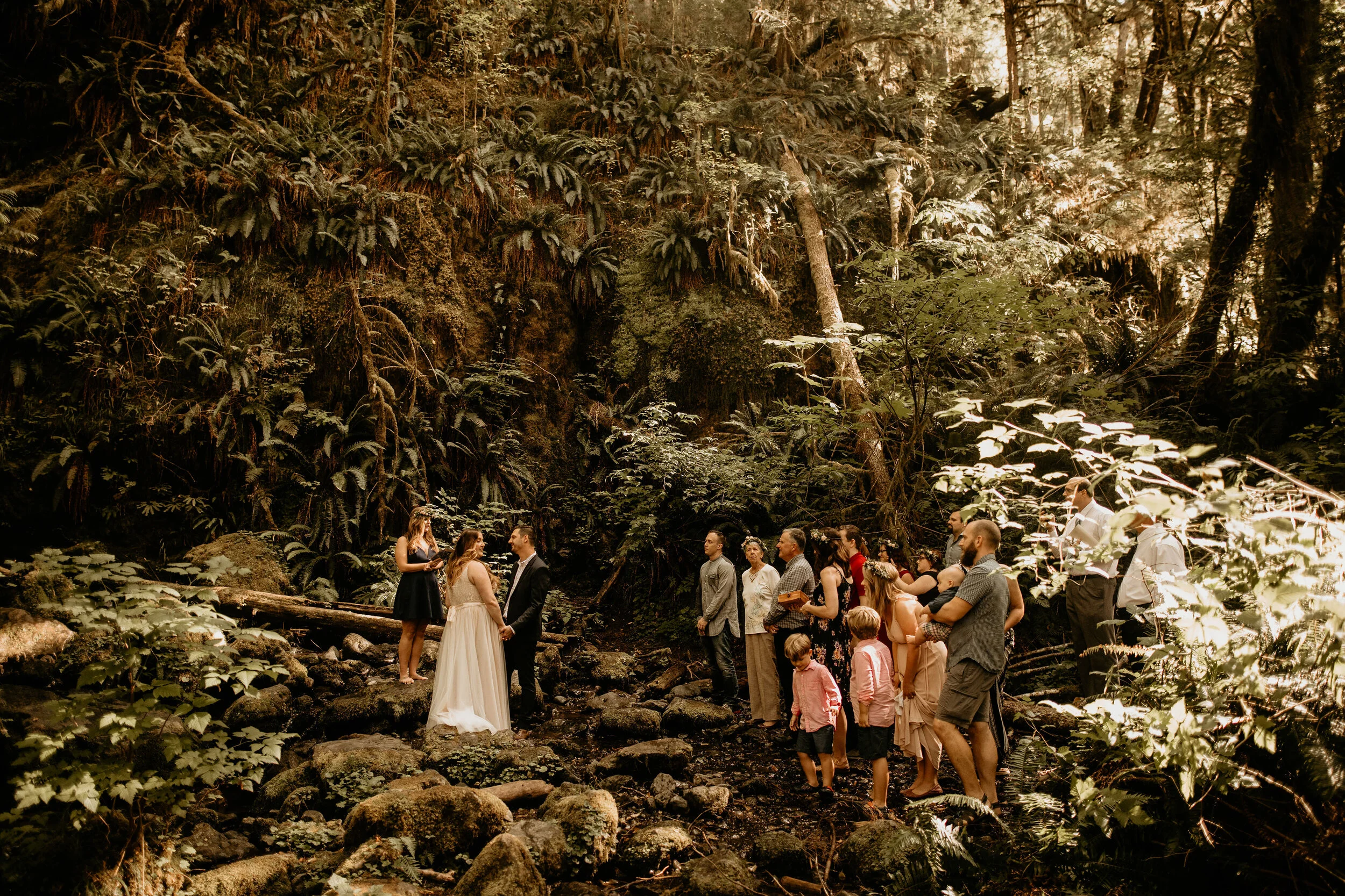 The waterfall is only ten feet from the end of the road. So I think it might be wheelchair accessible.