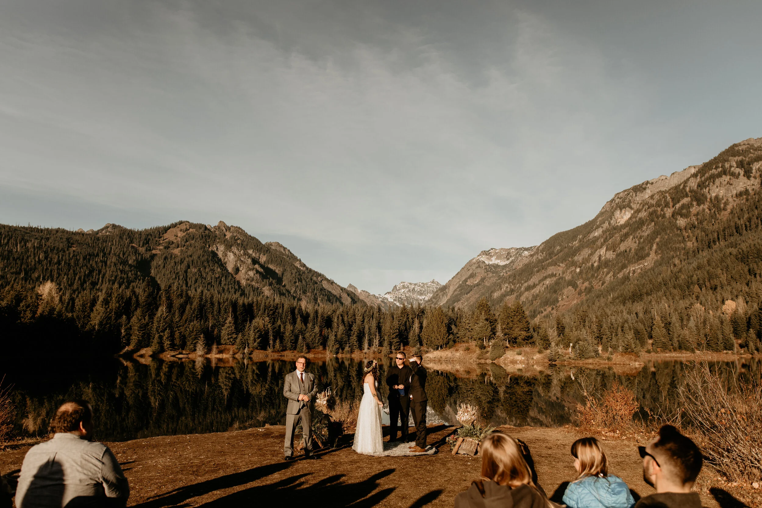 Gold Creek Pond elopement - Snoqualmie pass elopement - Hyatt elopement - gold creek pond wedding - gold creek pond elopement photographer - snoqualmie pass wedding photographer - pnw elopement - mountain elopement vibes - fall elopement inspiratio…