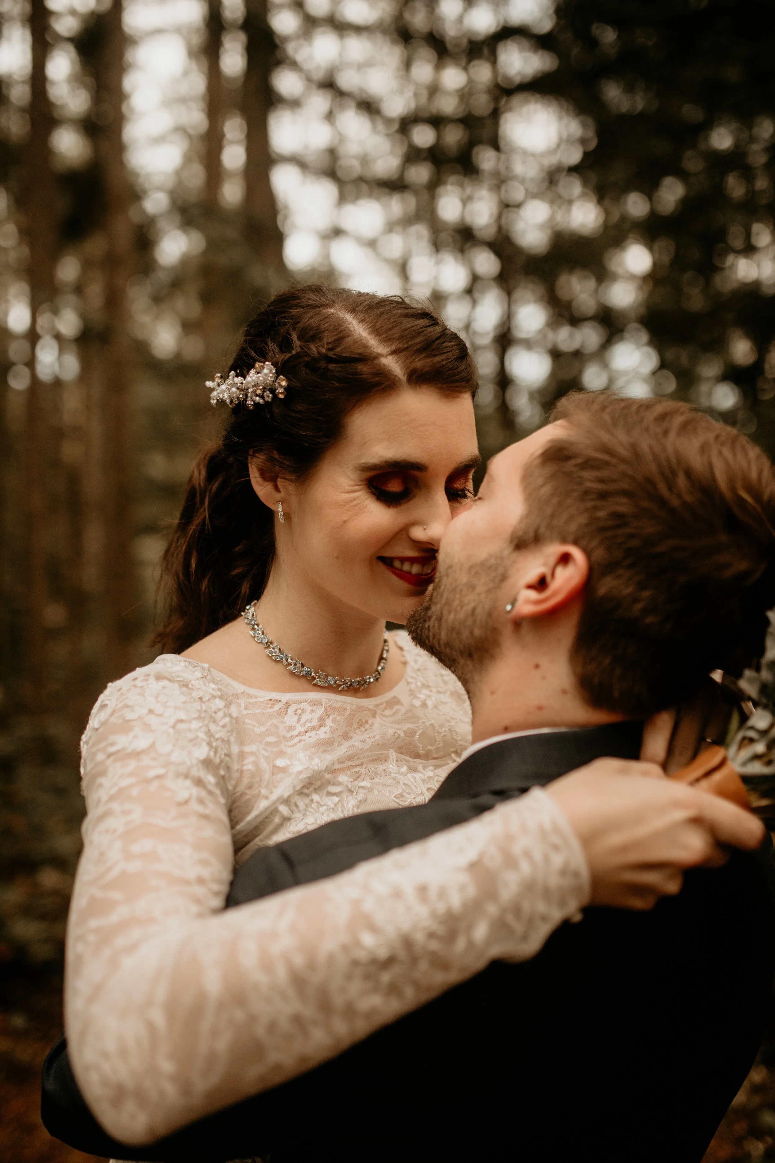 Forest elopement - Mountain Woods elopement - snoqualmie falls wedding - Salish lodge wedding - snoqualmie falls elopement photographer - Salish lodge wedding photographer - snoqualmie pass elopement - waterfall elopement vibes - fall elopement insp…