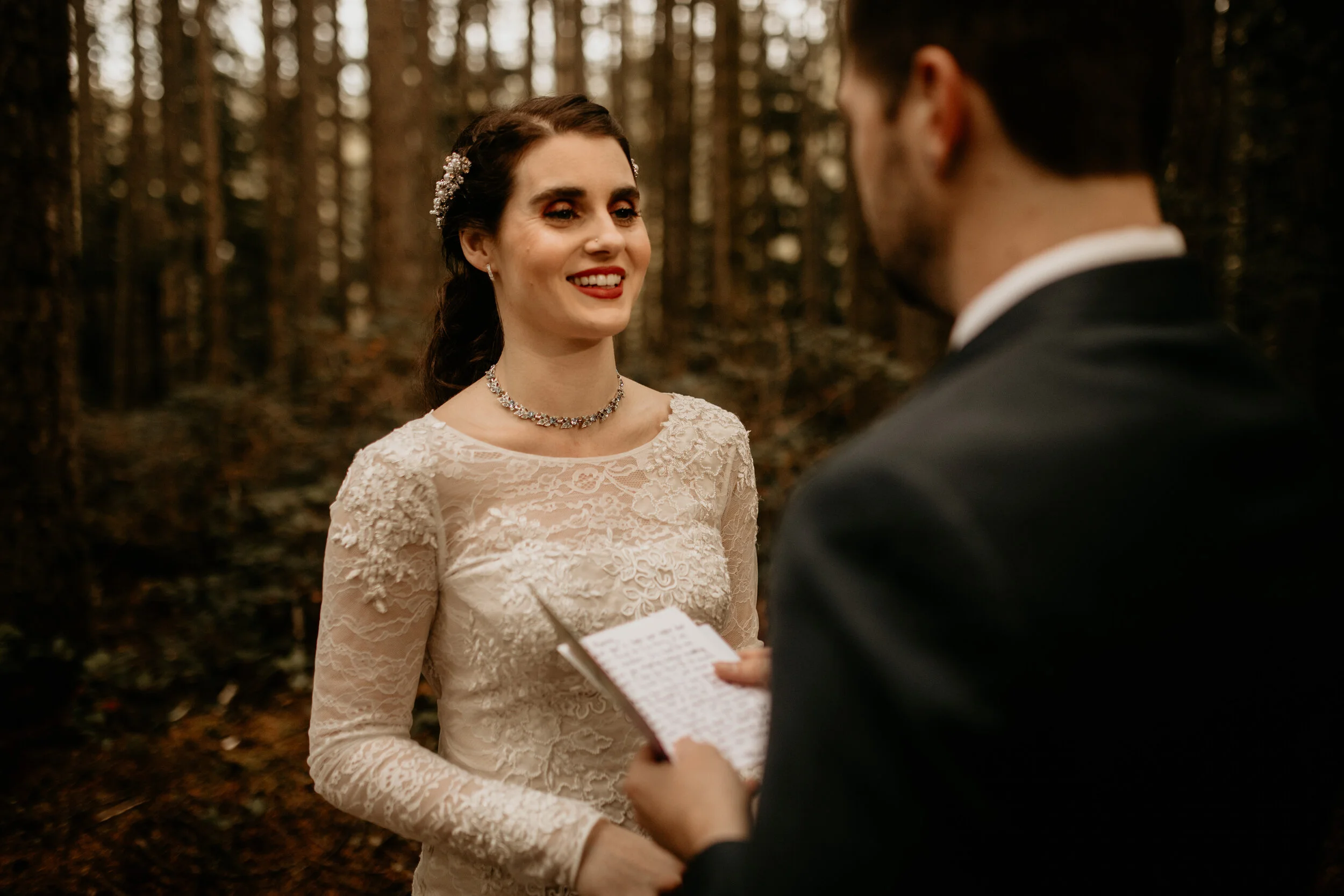 Forest elopement - Mountain Woods elopement - snoqualmie falls wedding - Salish lodge wedding - snoqualmie falls elopement photographer - Salish lodge wedding photographer - snoqualmie pass elopement - waterfall elopement vibes - fall elopement insp…