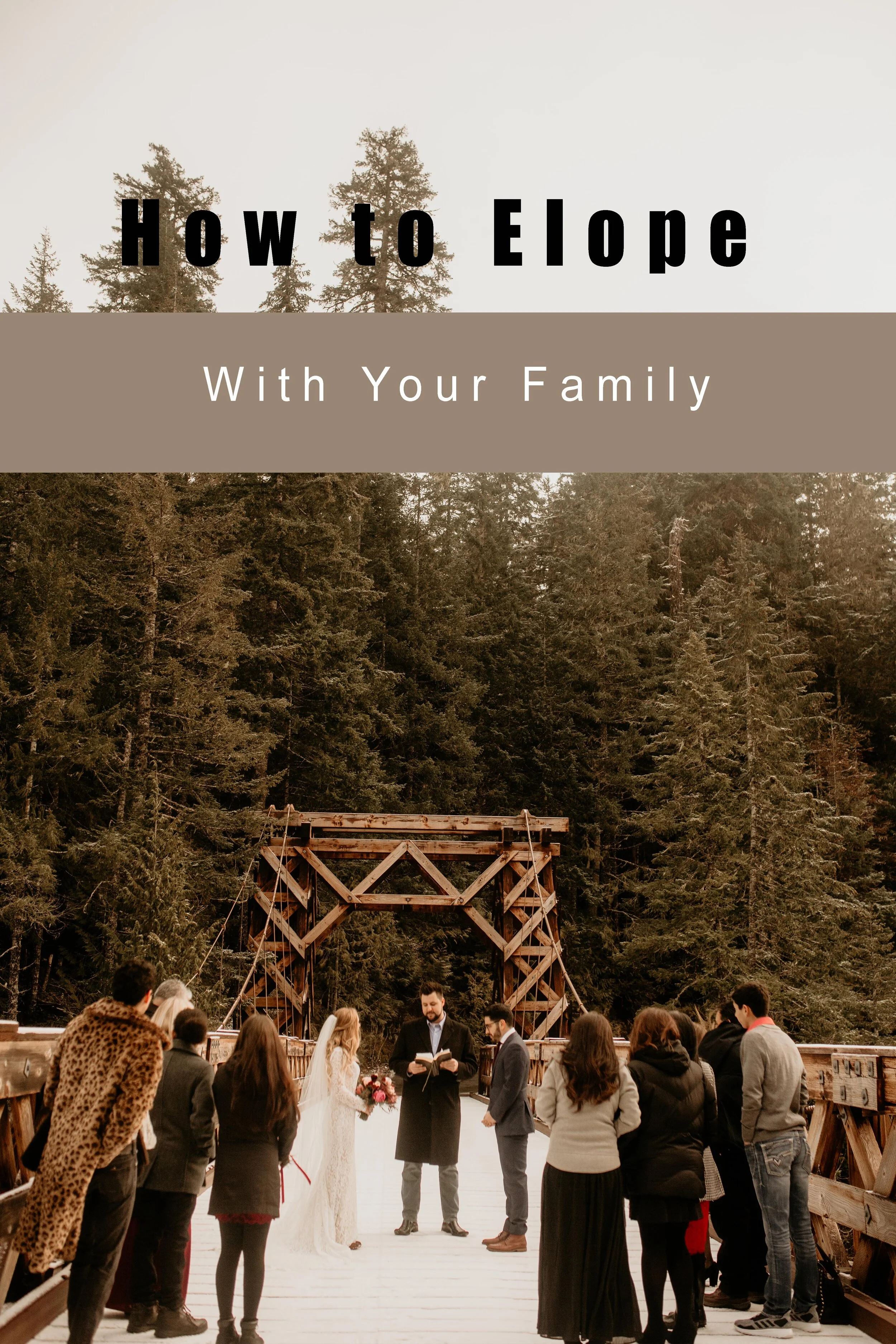 How To Elope....With Your Family