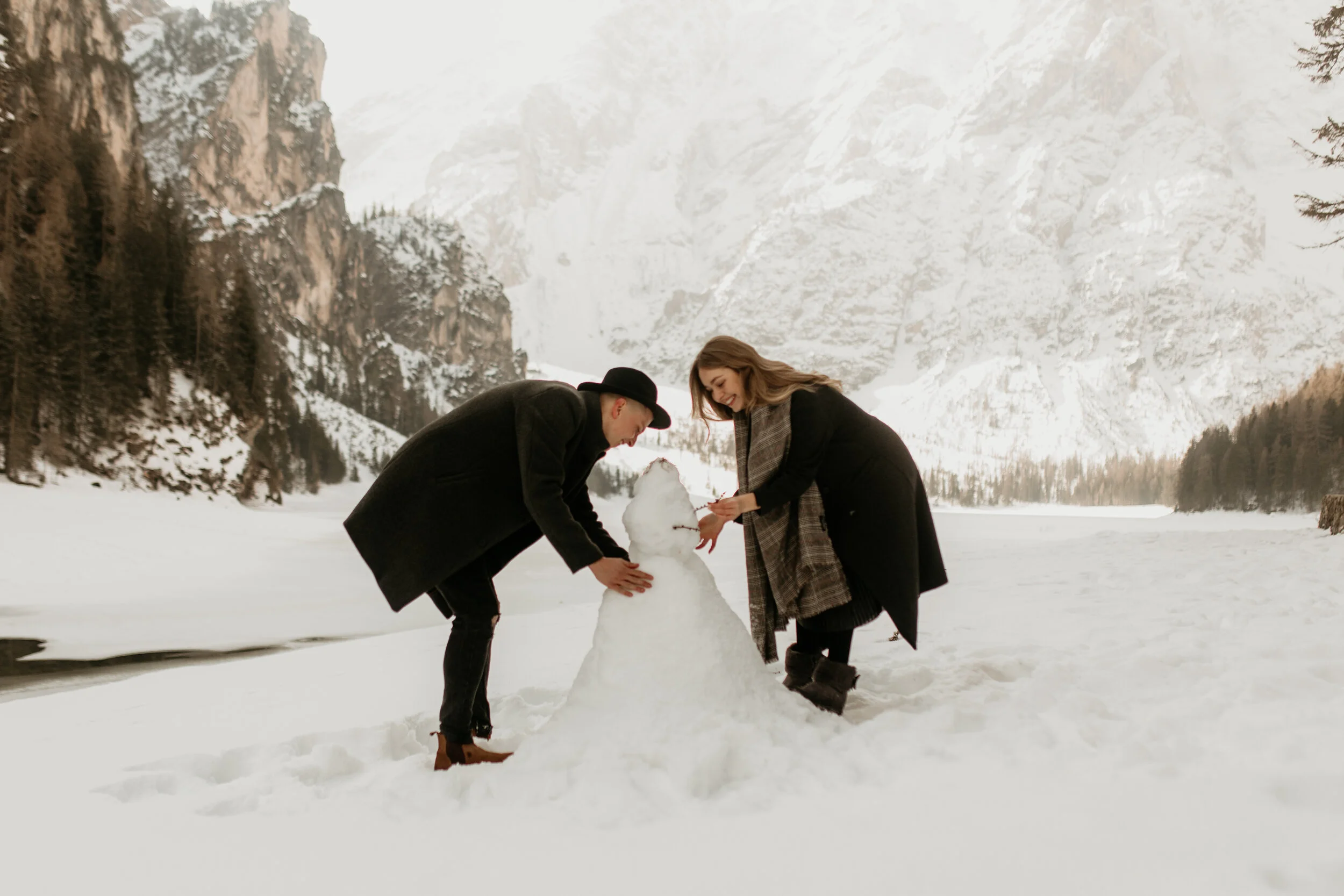 lago di braies elopement photographer