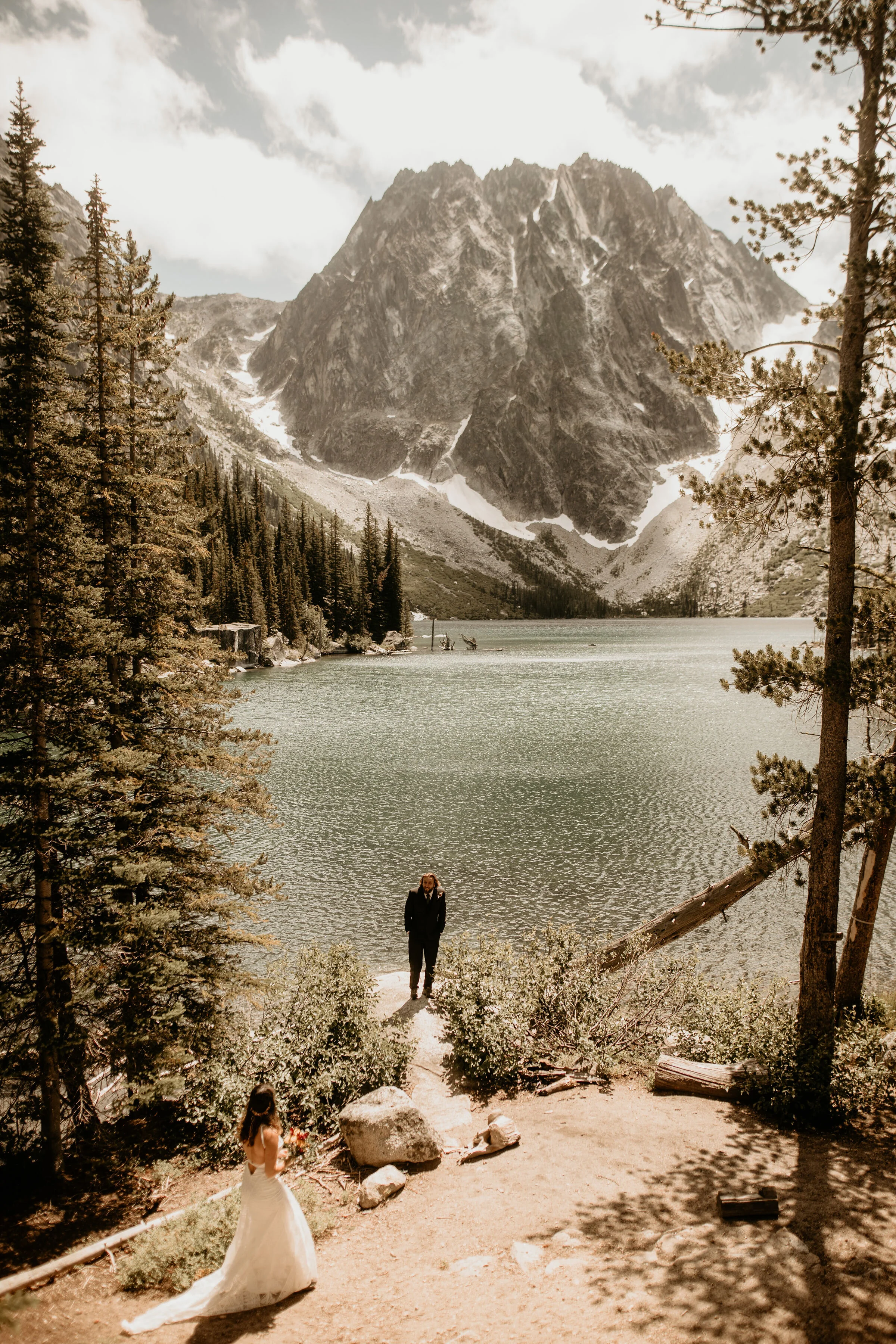 elopement first look