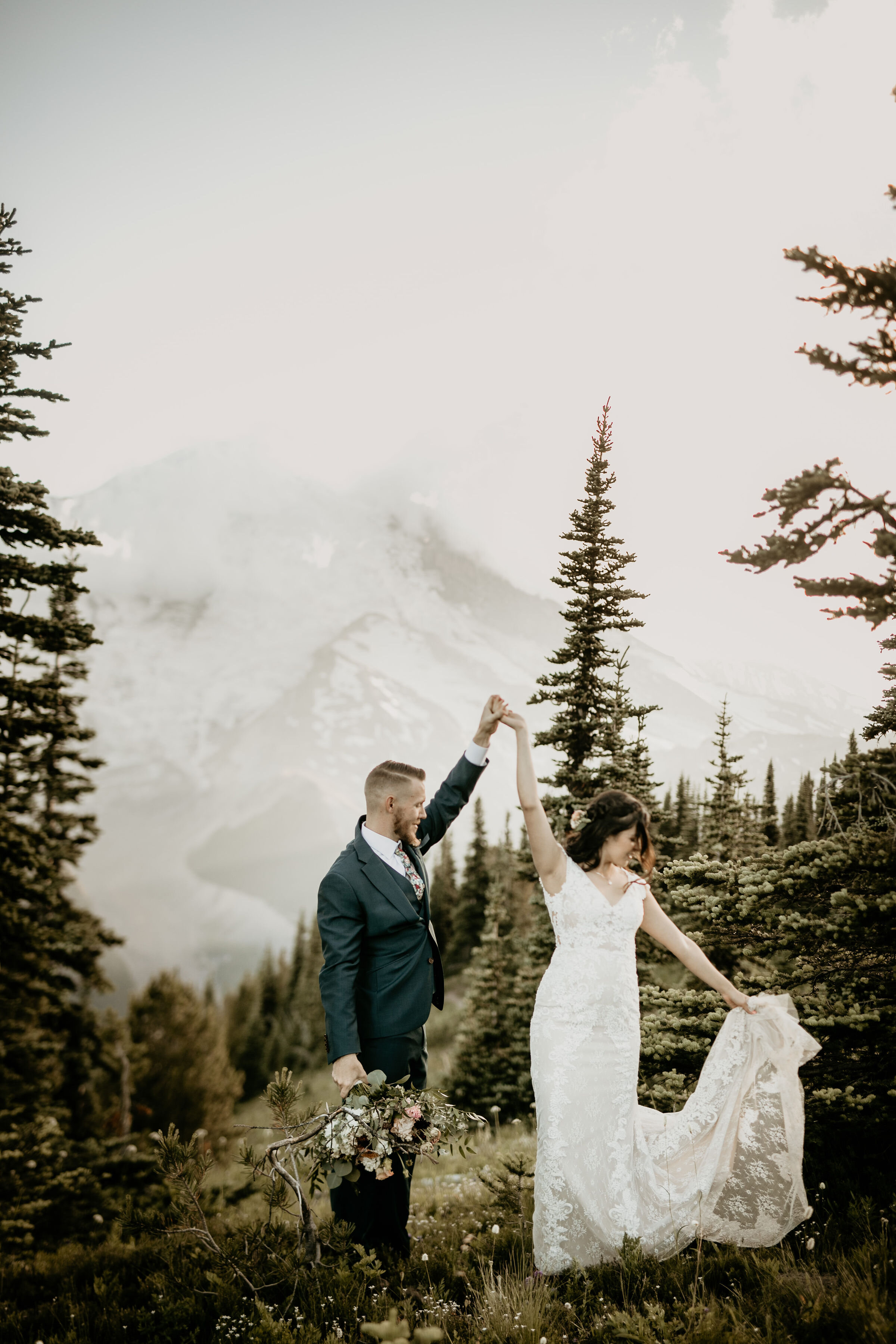 elope at mt rainier