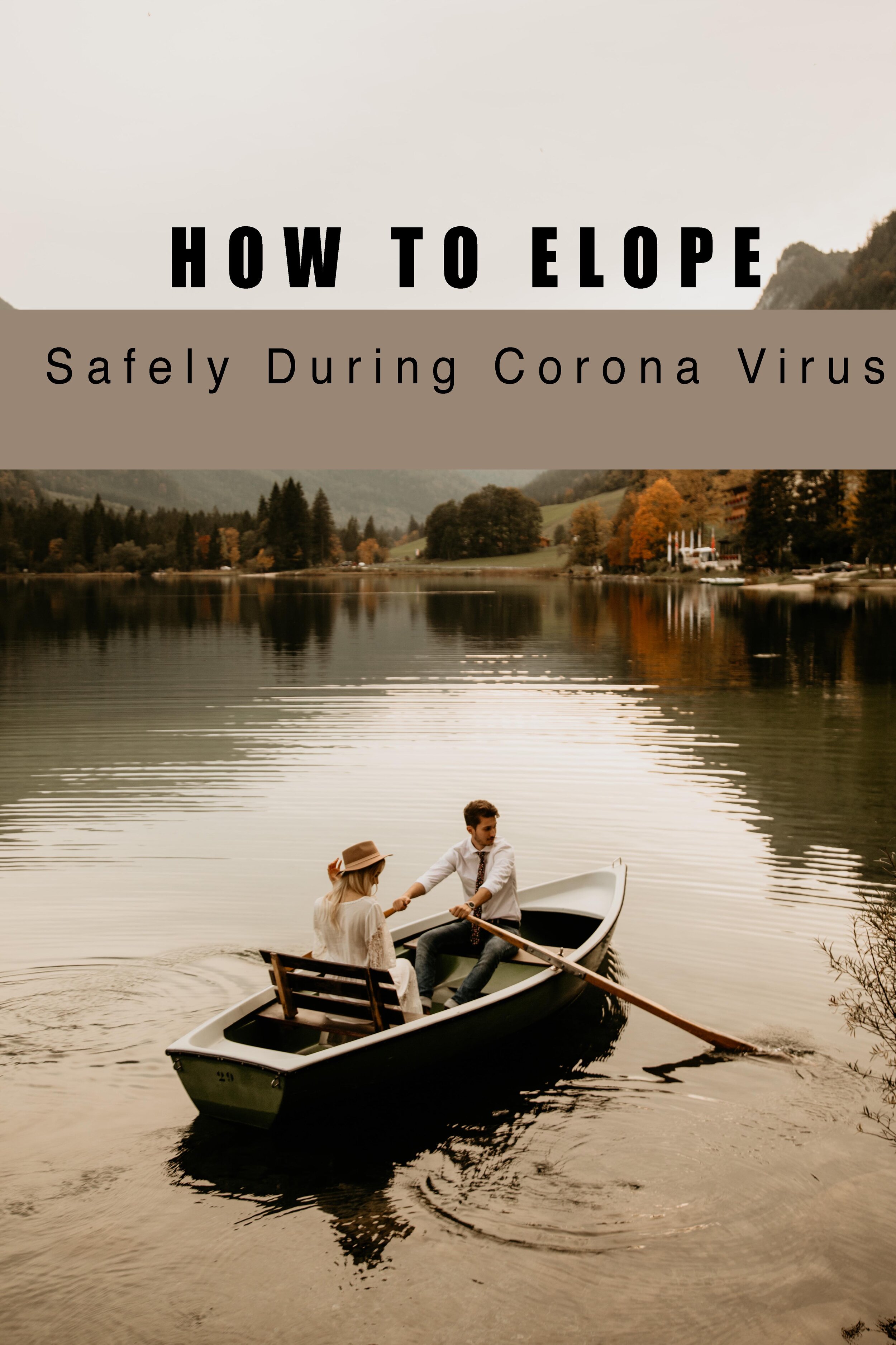 how to elope safely during corona virus