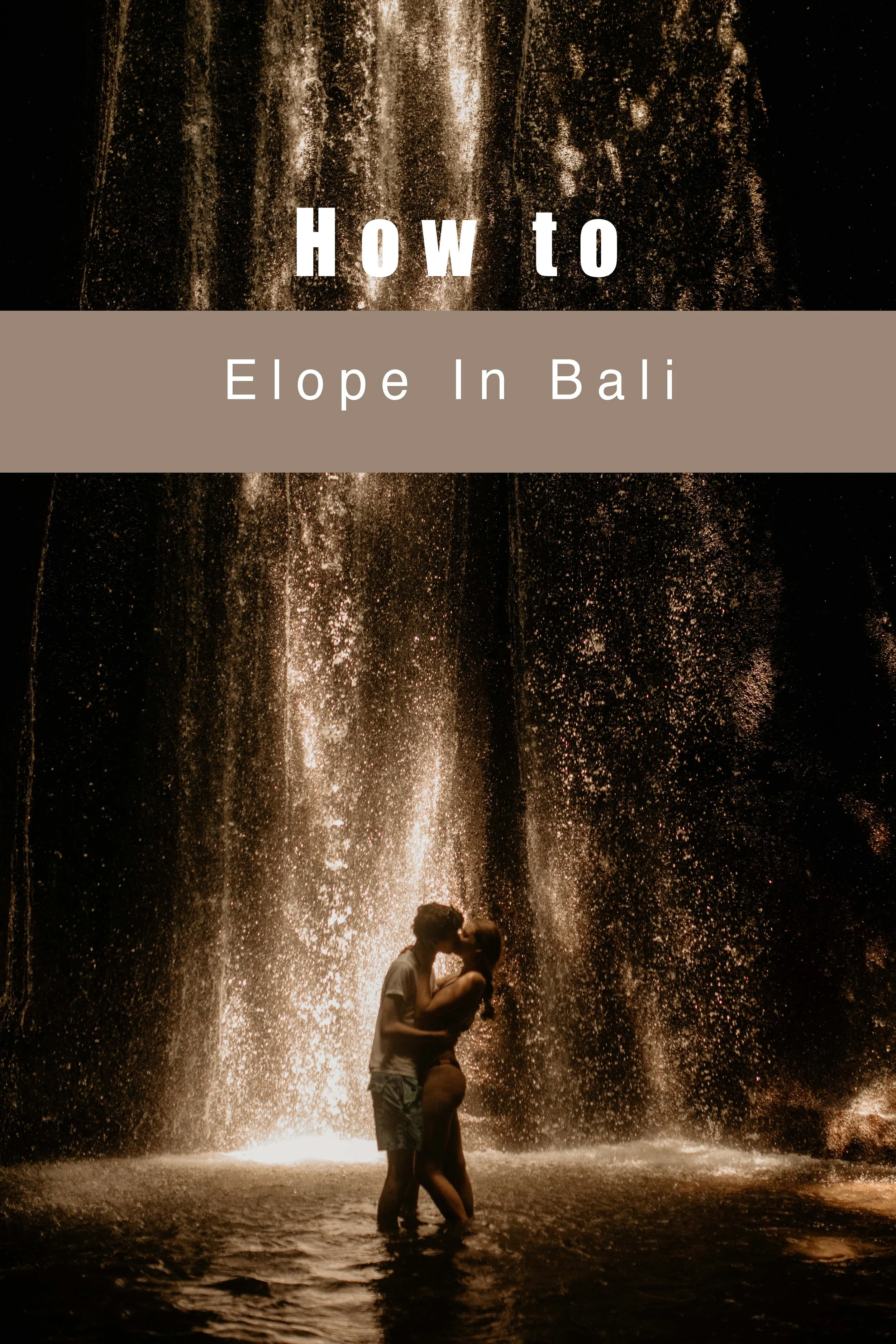 how to elope in bali