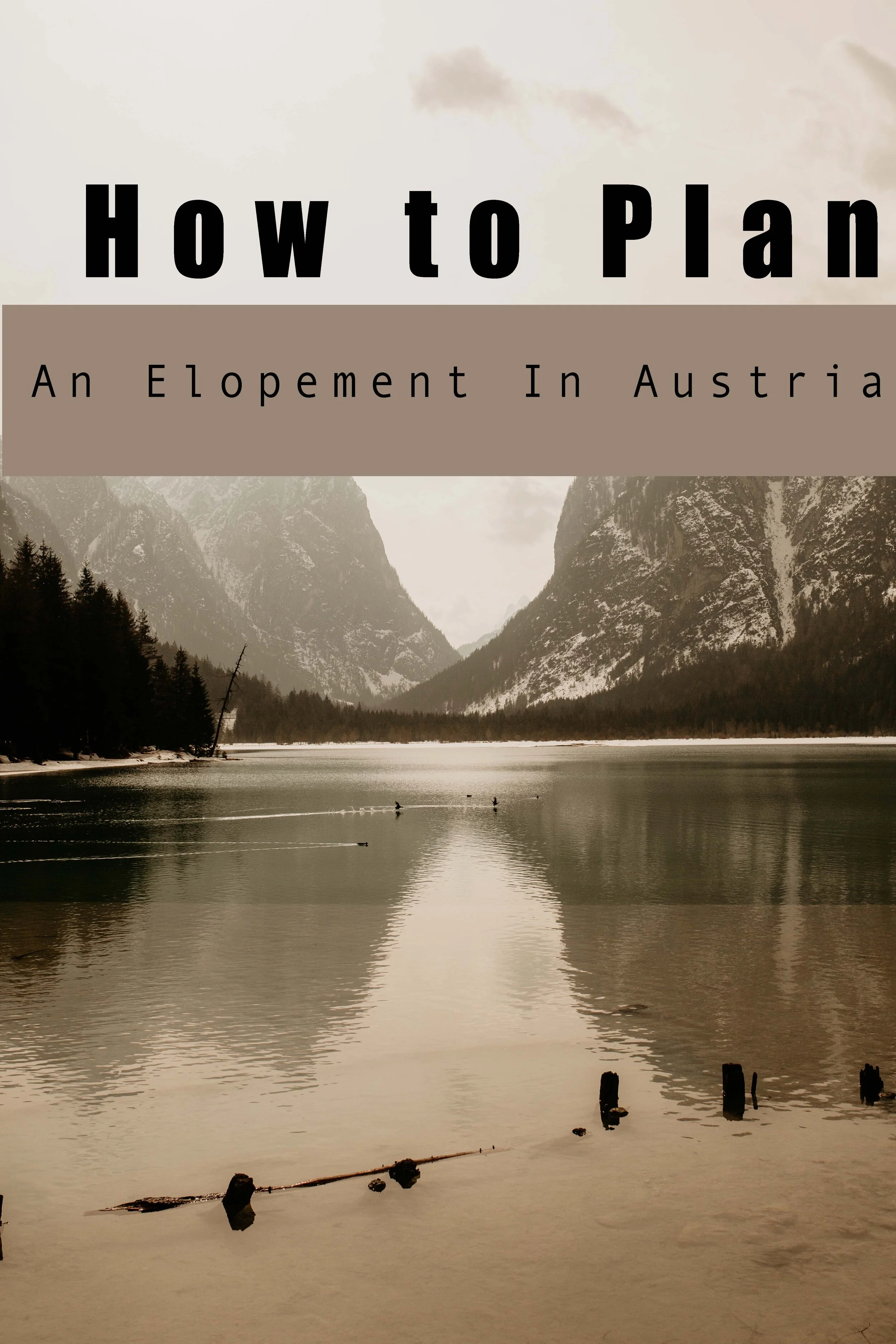 how to plan an elopement in austria