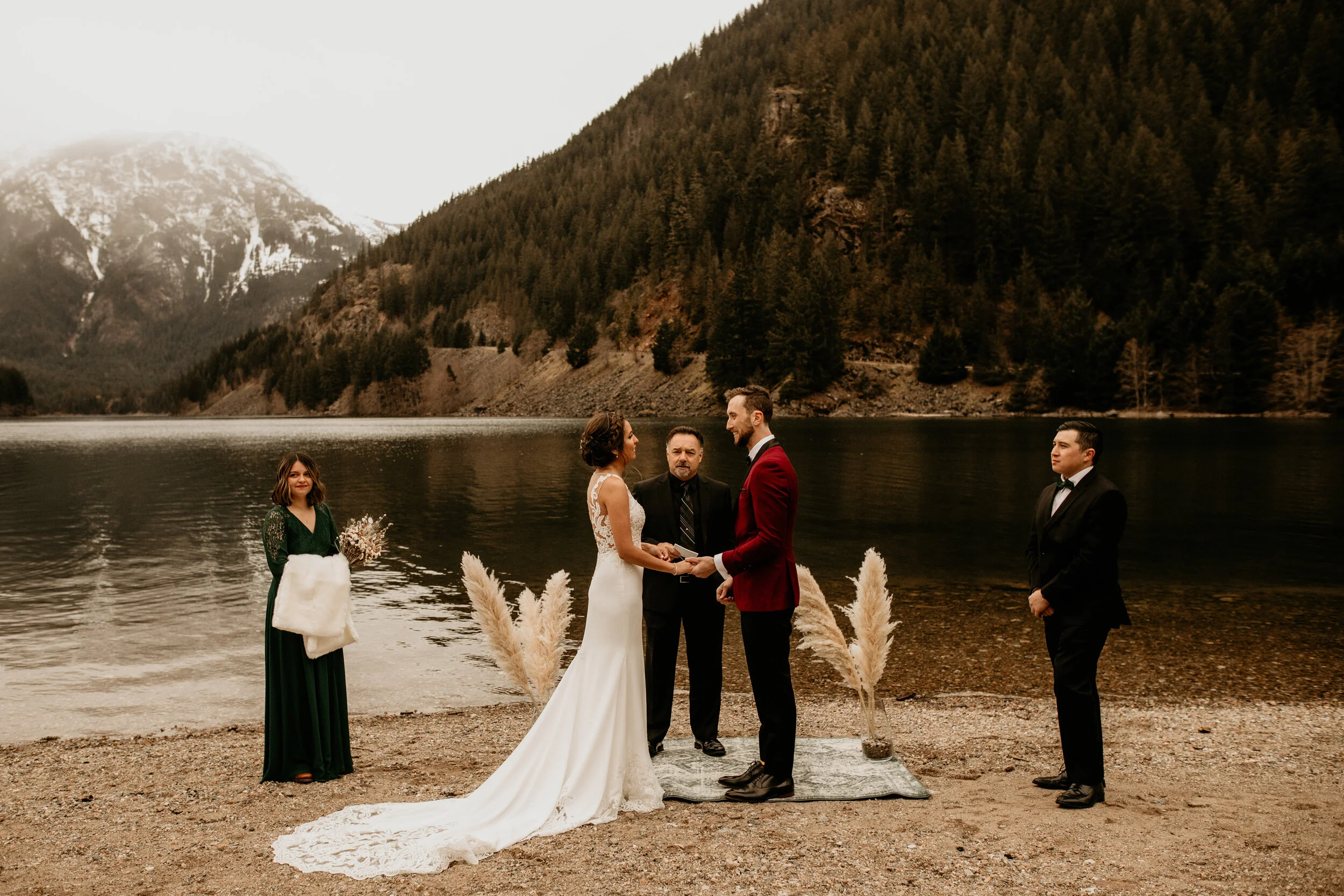 North cascades elopement - diablo lake elopement - Seattle elopement photographer - diablo lake photographer - north cascades elopement photographer - Seattle wedding photographer - cute couple - elope instead - breeanna lasher photographer