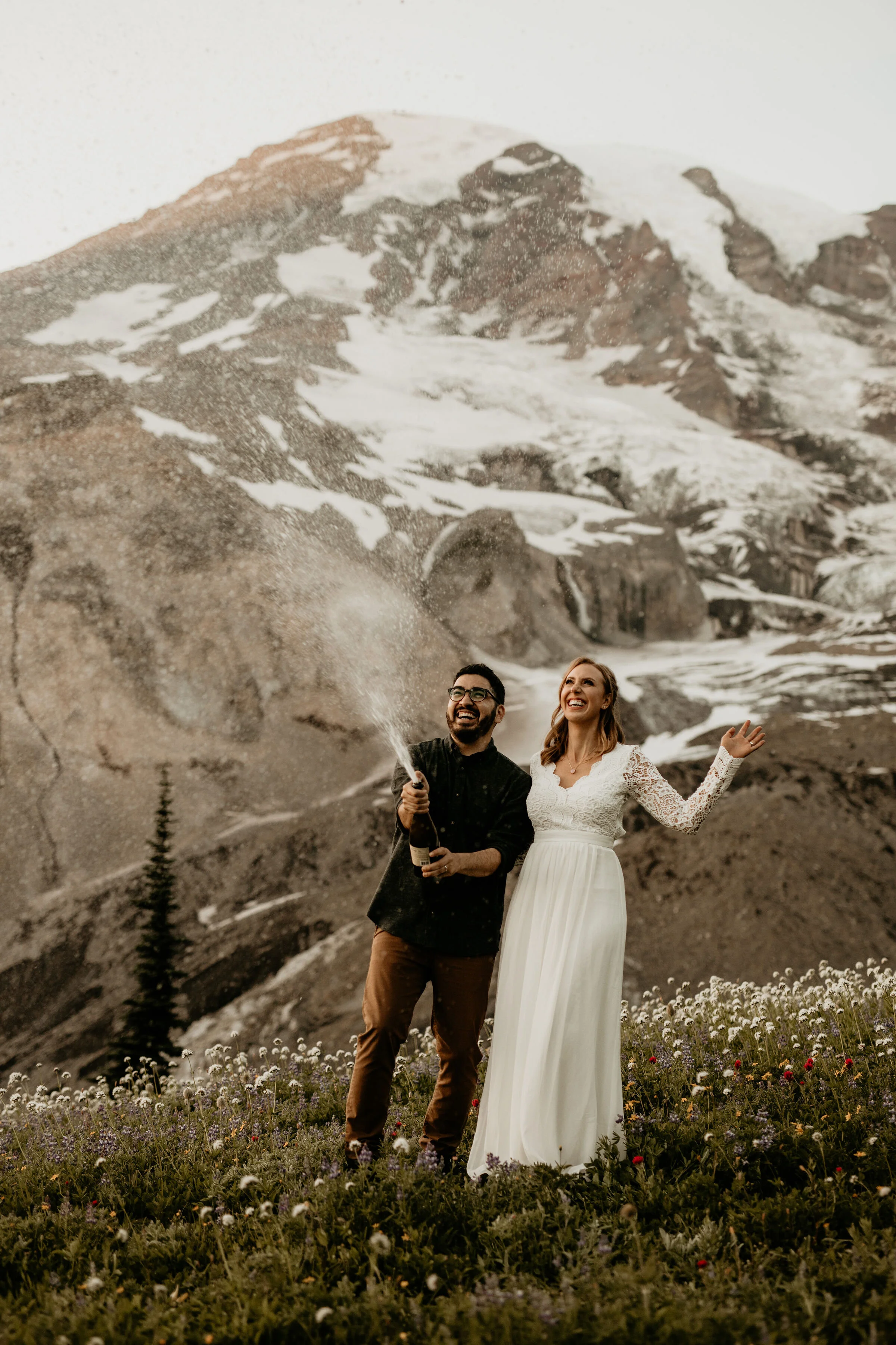 Sunset Photos at Mt Rainier Alta Vista Trail (3 miles)