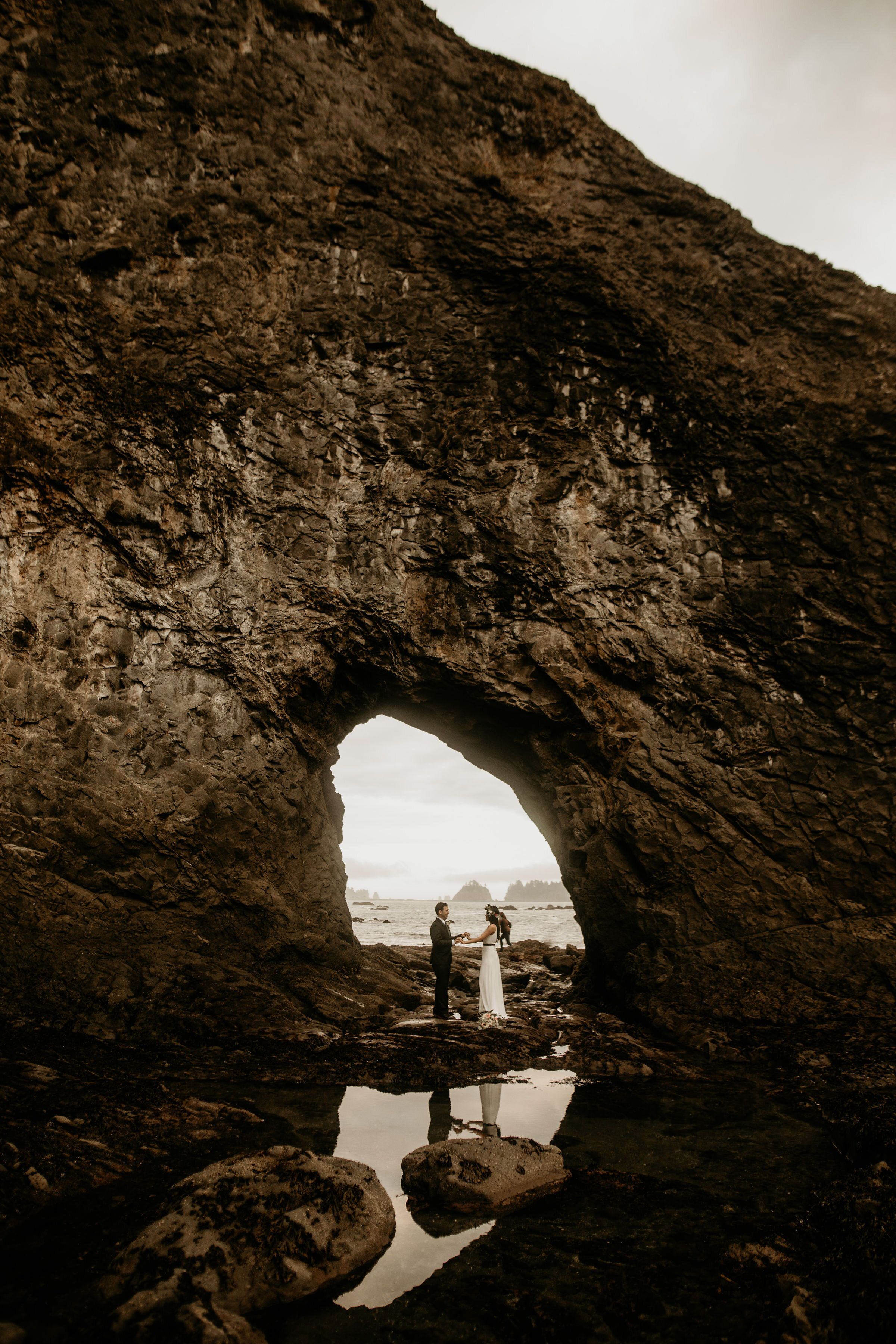 Ceremony at Rialto Beach (2 Mile hike)
