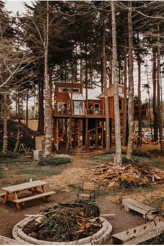 Get ready at this tree house