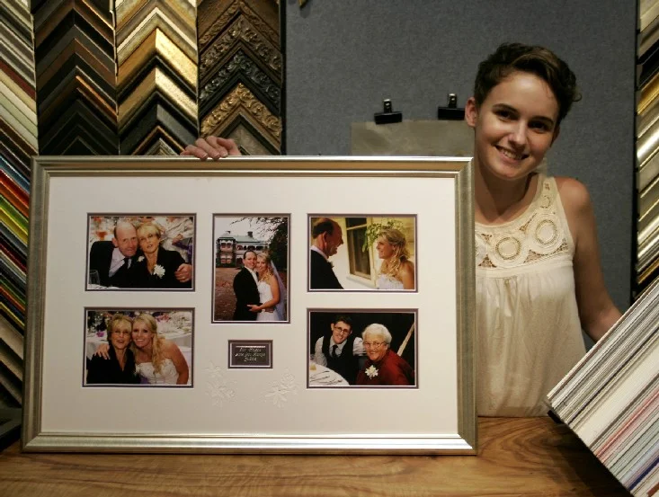 Grace with hand carved matting