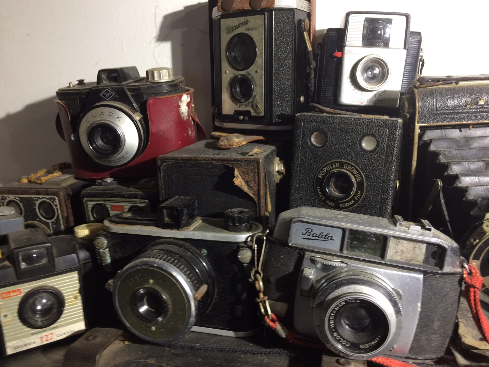 Private camera collection. Photography by Cassandra Lehman