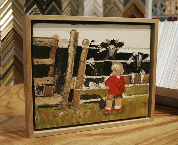 Oak timber float frame