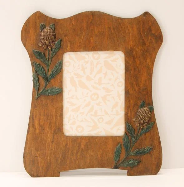 Antique plywood frame