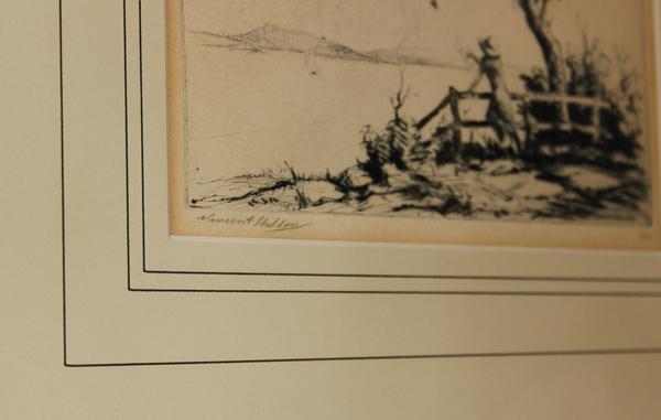 Etching Vincent Sheldon