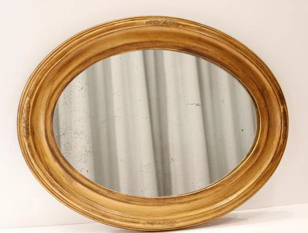 Antique Oval Mirror 