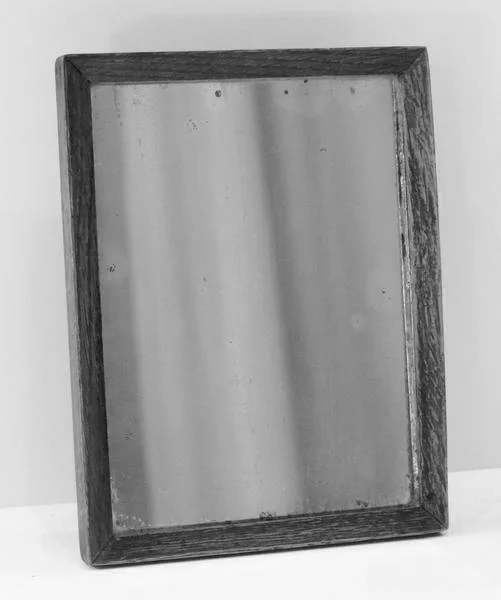 Antique Oak Shaving Mirror - AP00033