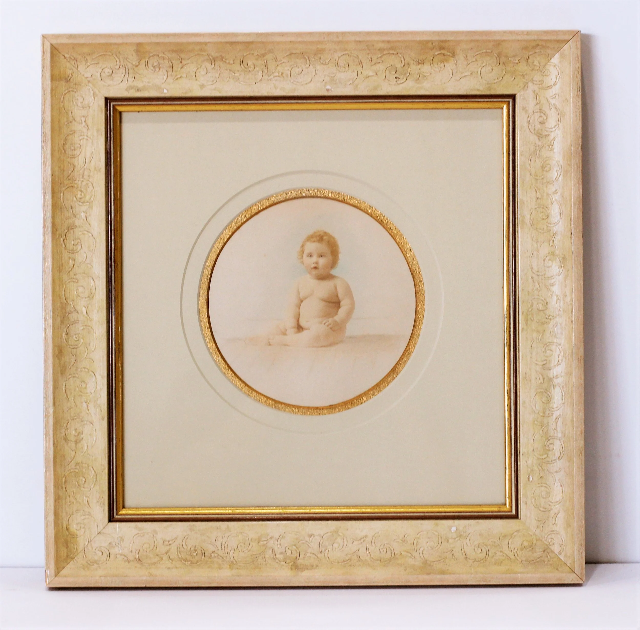 Antique photo of baby