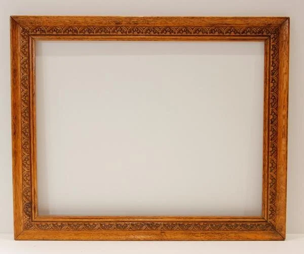Antique pressed oak timber frame