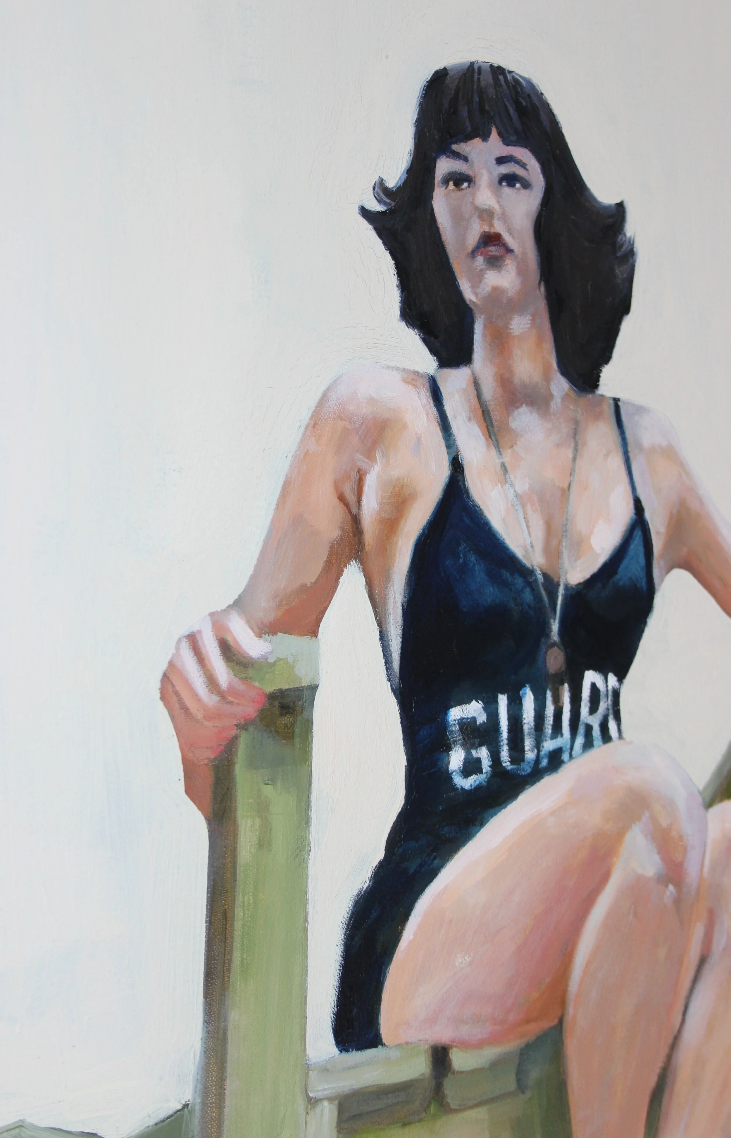 Jonny Arnold "Lifeguard" Oil on canvas