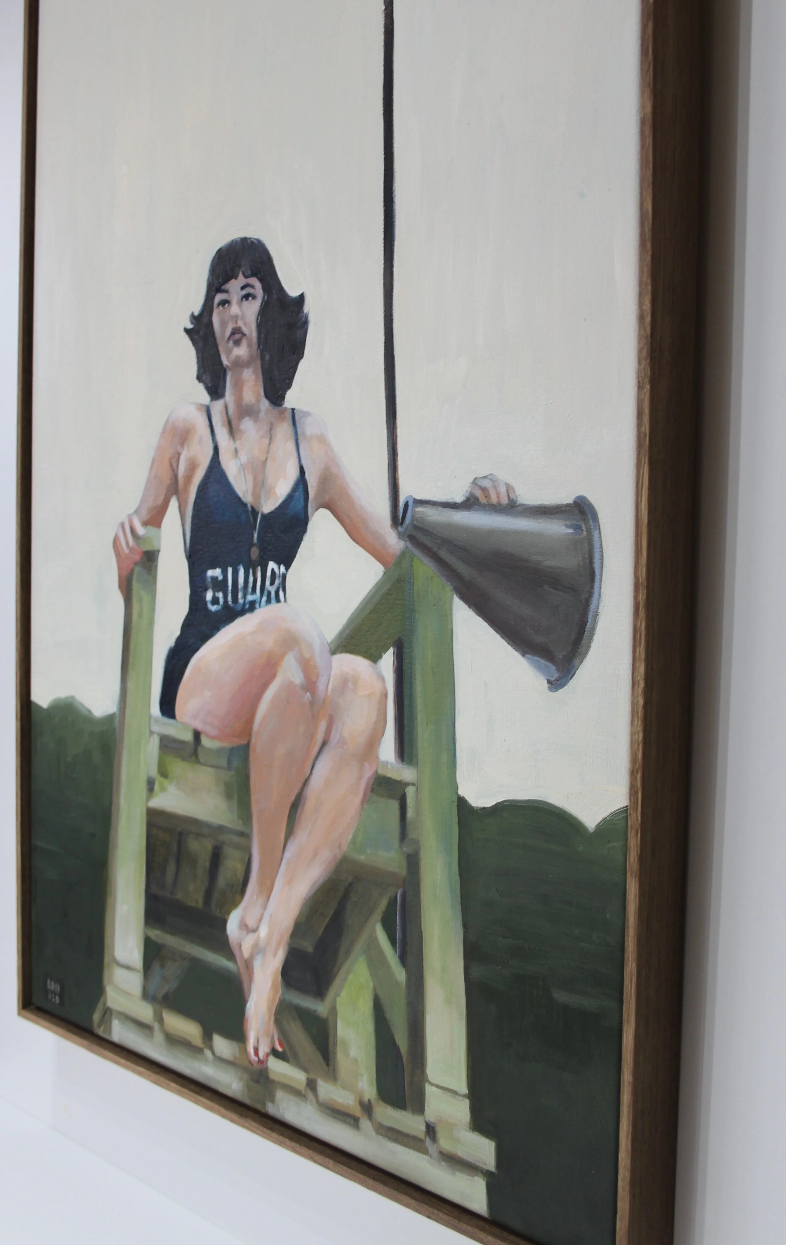 Jonny Arnold "Lifeguard" Oil on canvas