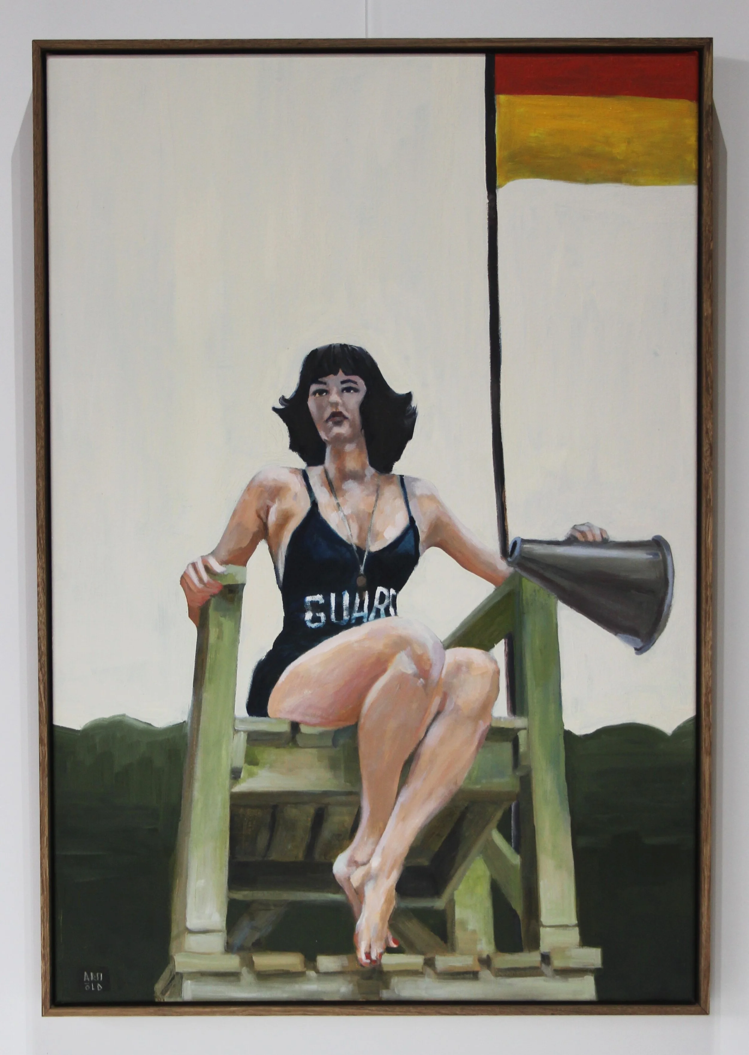 Jonny Arnold "Lifeguard" Oil on canvas