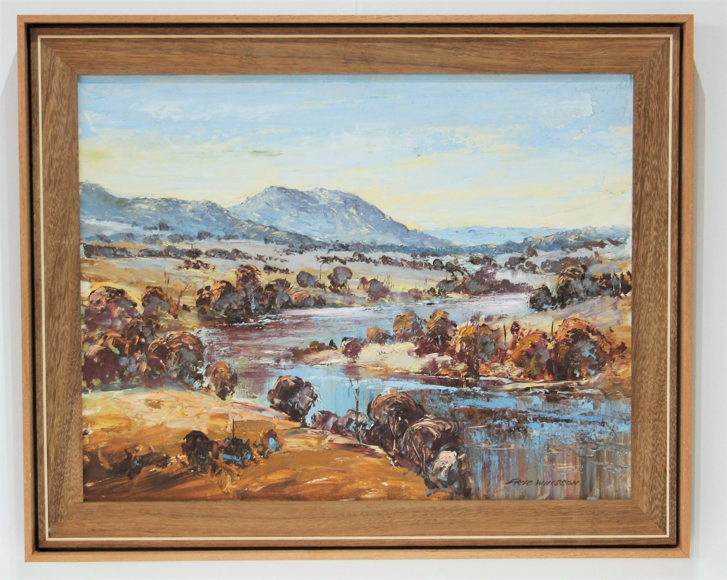 "Australian Landscape" - Eric Whisson - Oil on Board - AP00051