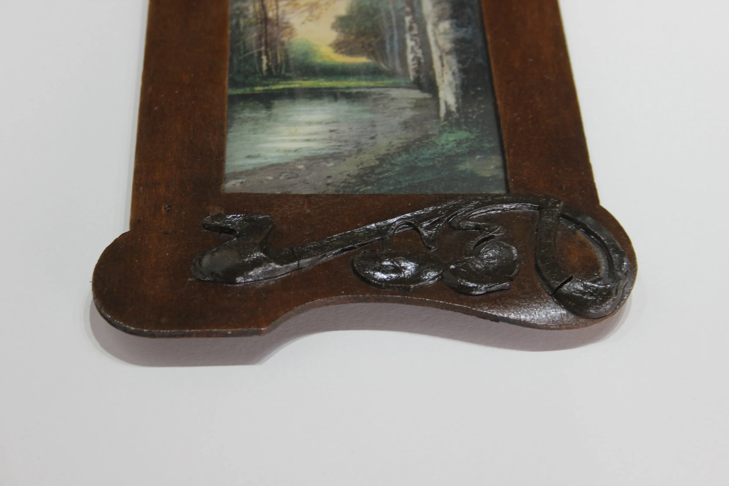 Pair of Art Nouveau Plywood Frames