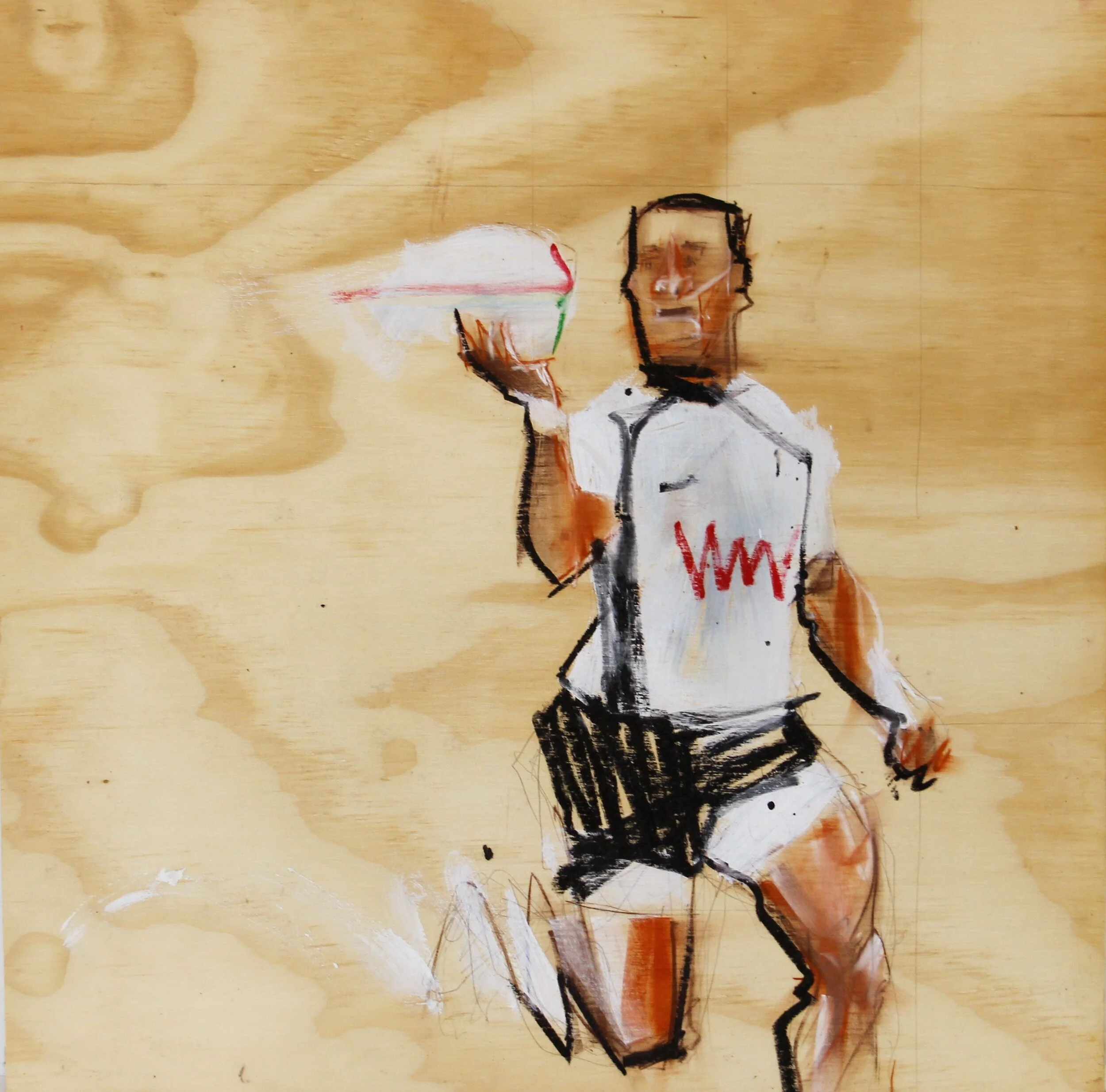 "Serevi" - Deane Featonby football rugby art