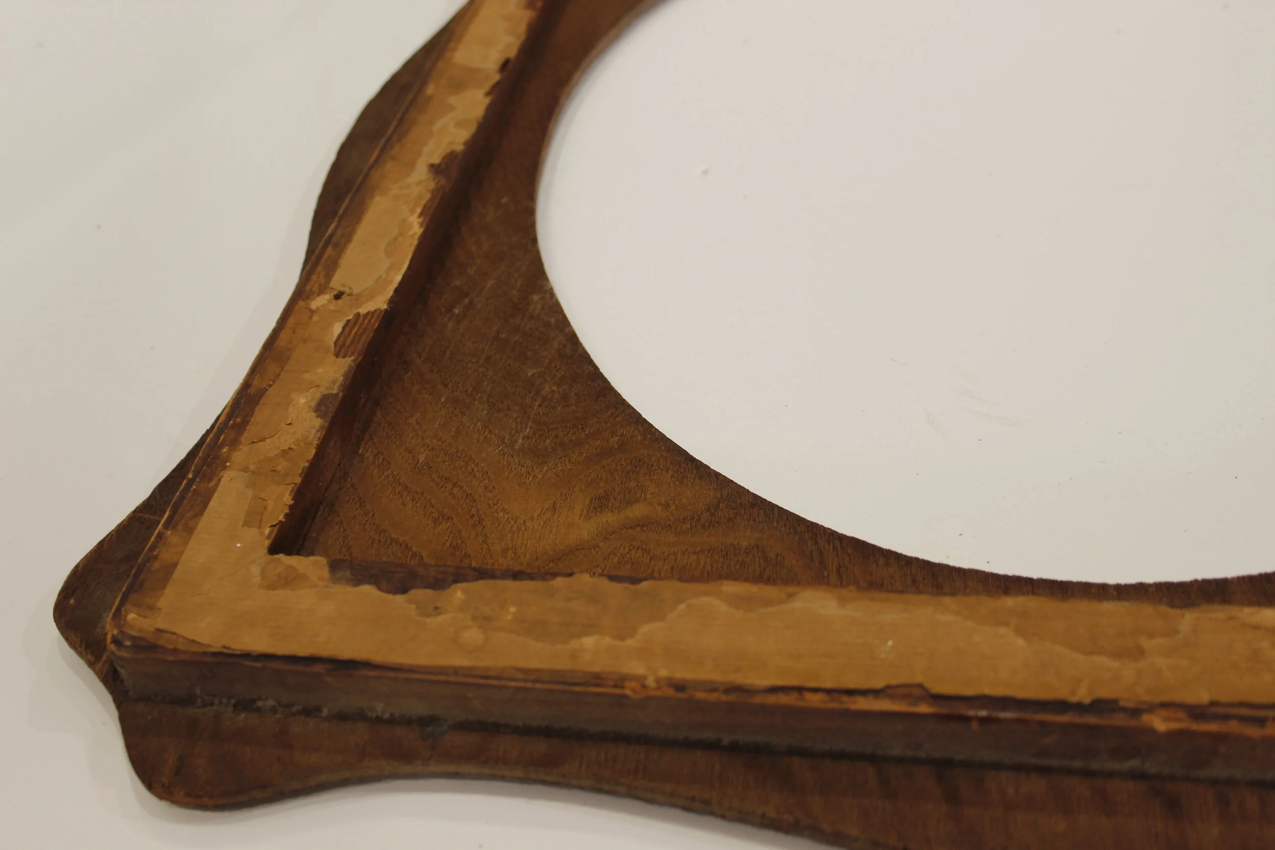 1890's Plywood Oak Veneer Frame