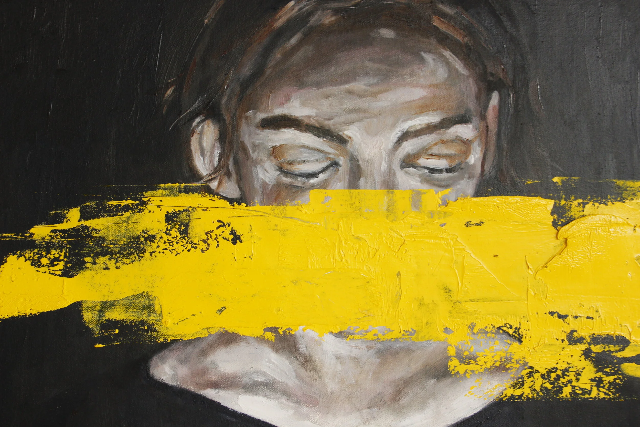 "Disconnect 2" - Jonny Arnold oil painting