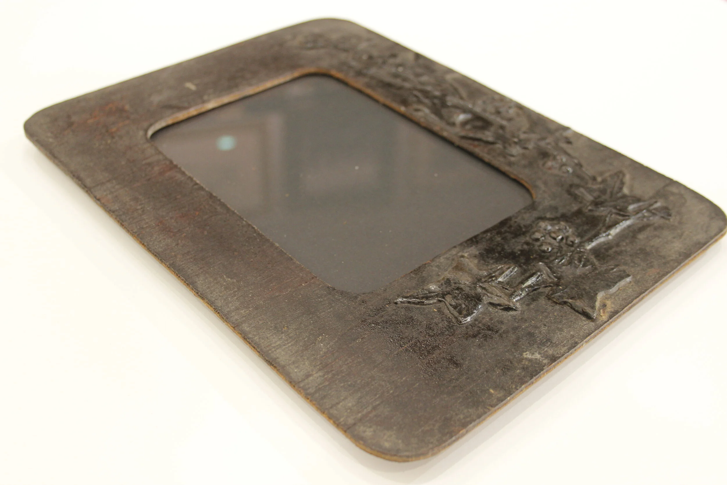 Art Nouveau Plywood Antique Frame AP00072 — Custom Picture Framing