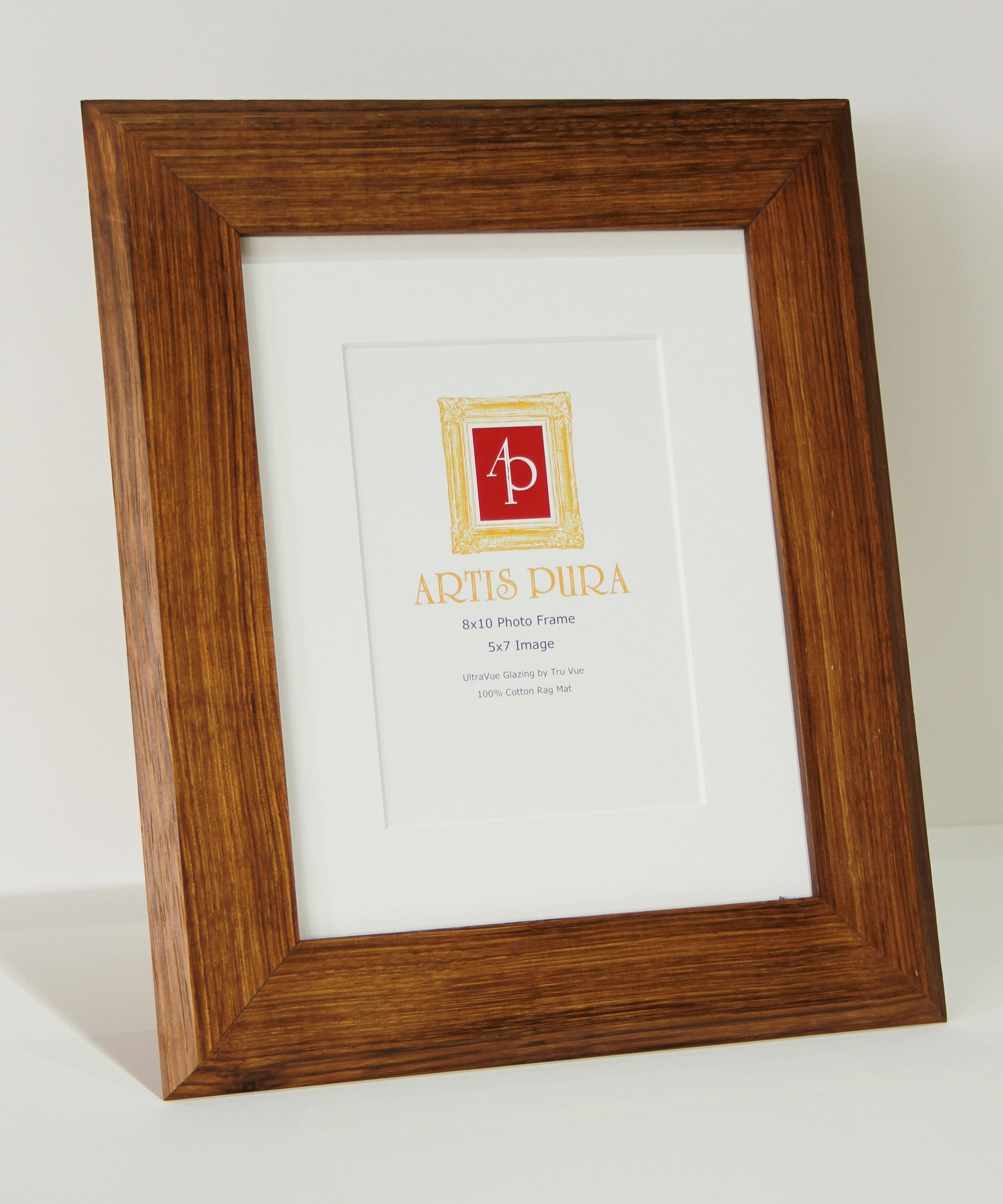 8 x 10 Blackbean photo frame - Wide bevel profile