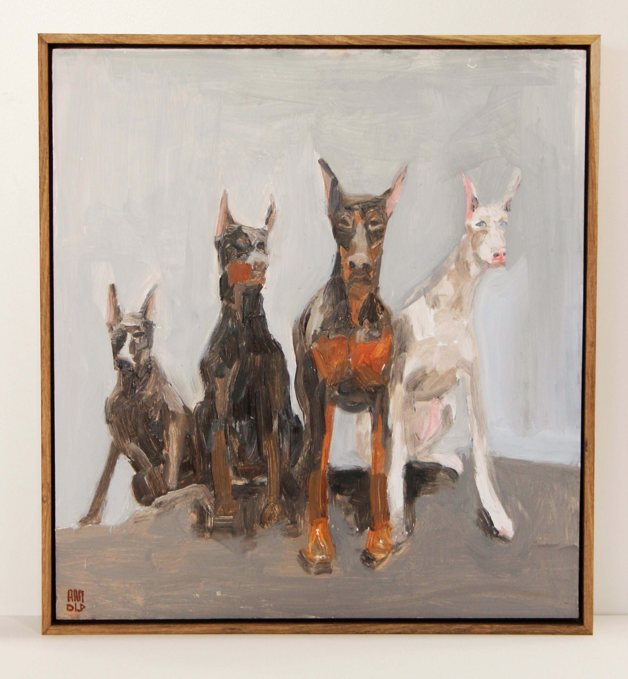 Whatcha Lookin At - Oil on Board - Jonny Arnold - AP00146