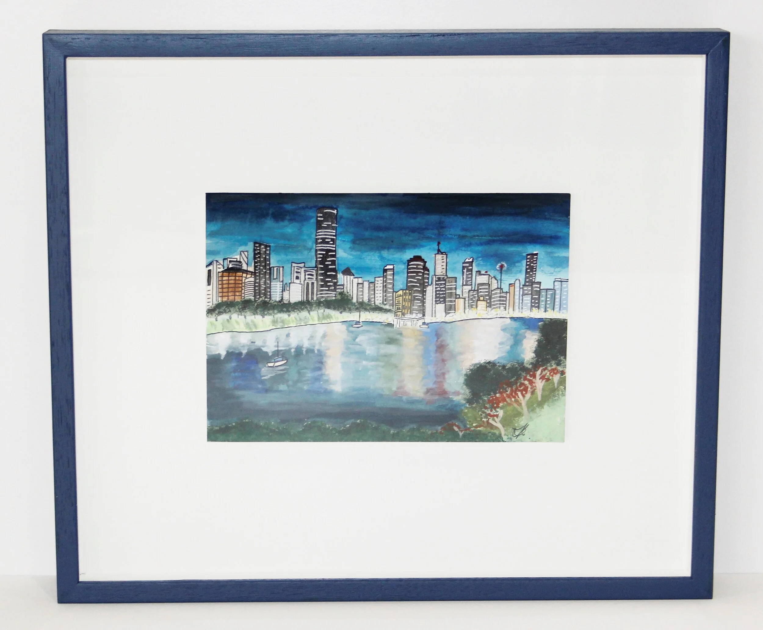 brisbane river painting Katrina clunies ross