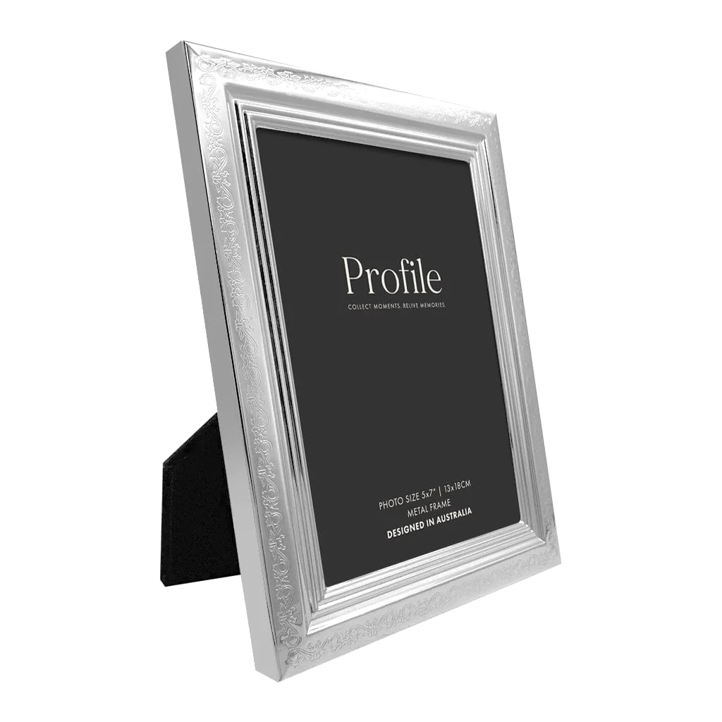 Fiori Silver Metal 5 x 7" Photo Frame — Custom Picture Framing Brisbane